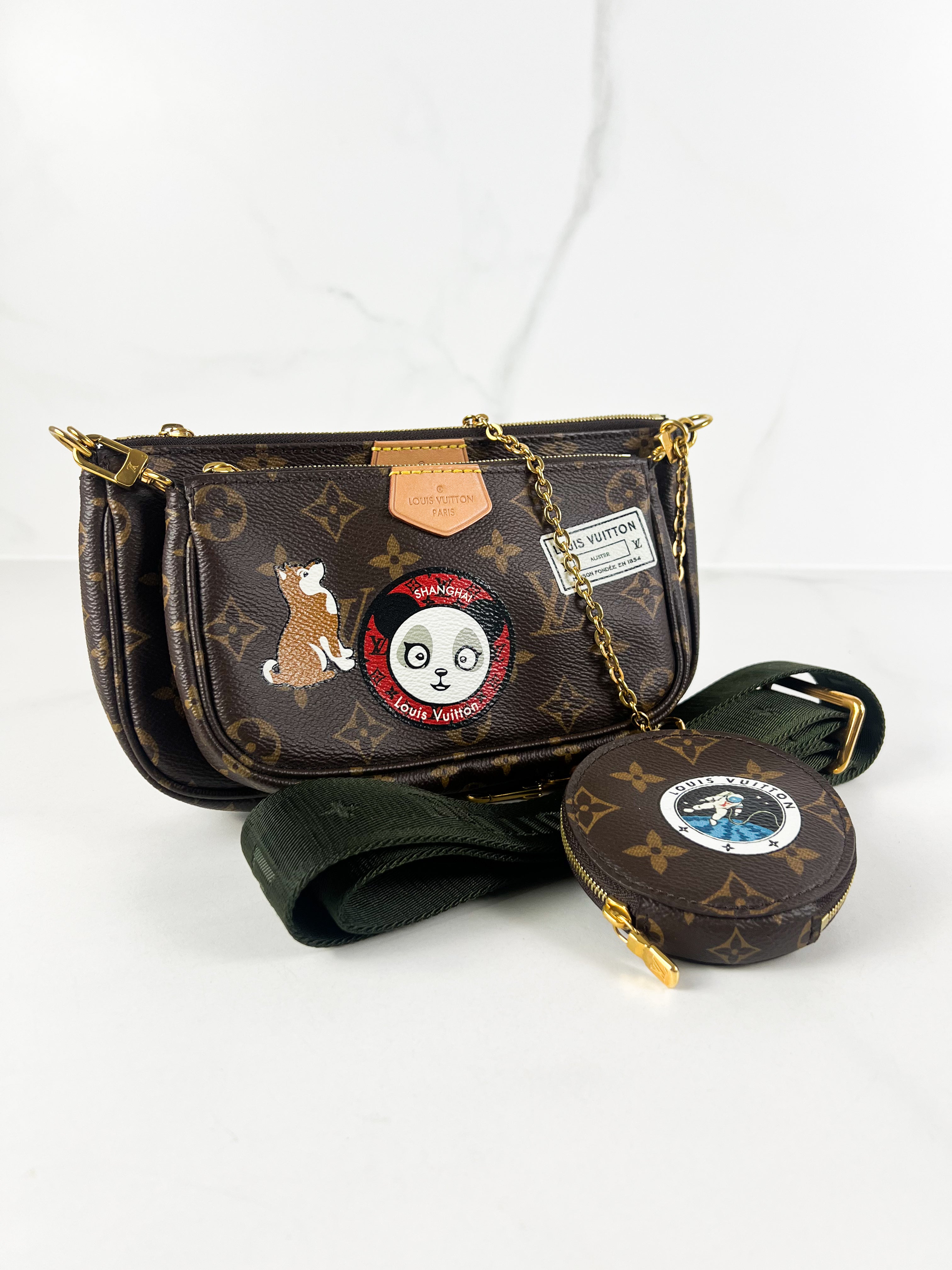 Louis Vuitton Multi Pochette Accessories in Khaki