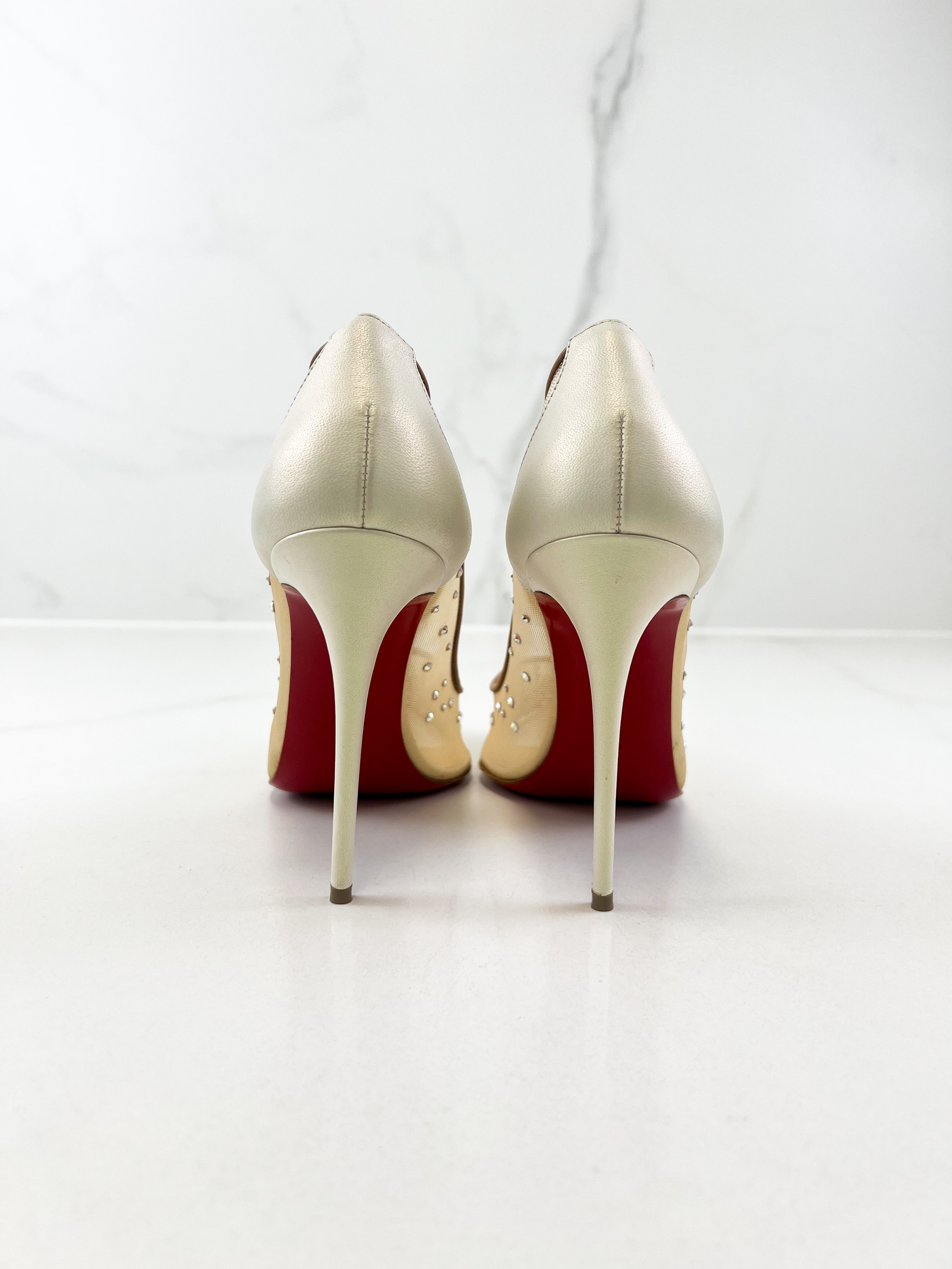 Christian Louboutin Follies Strass 100mm Size 39.5