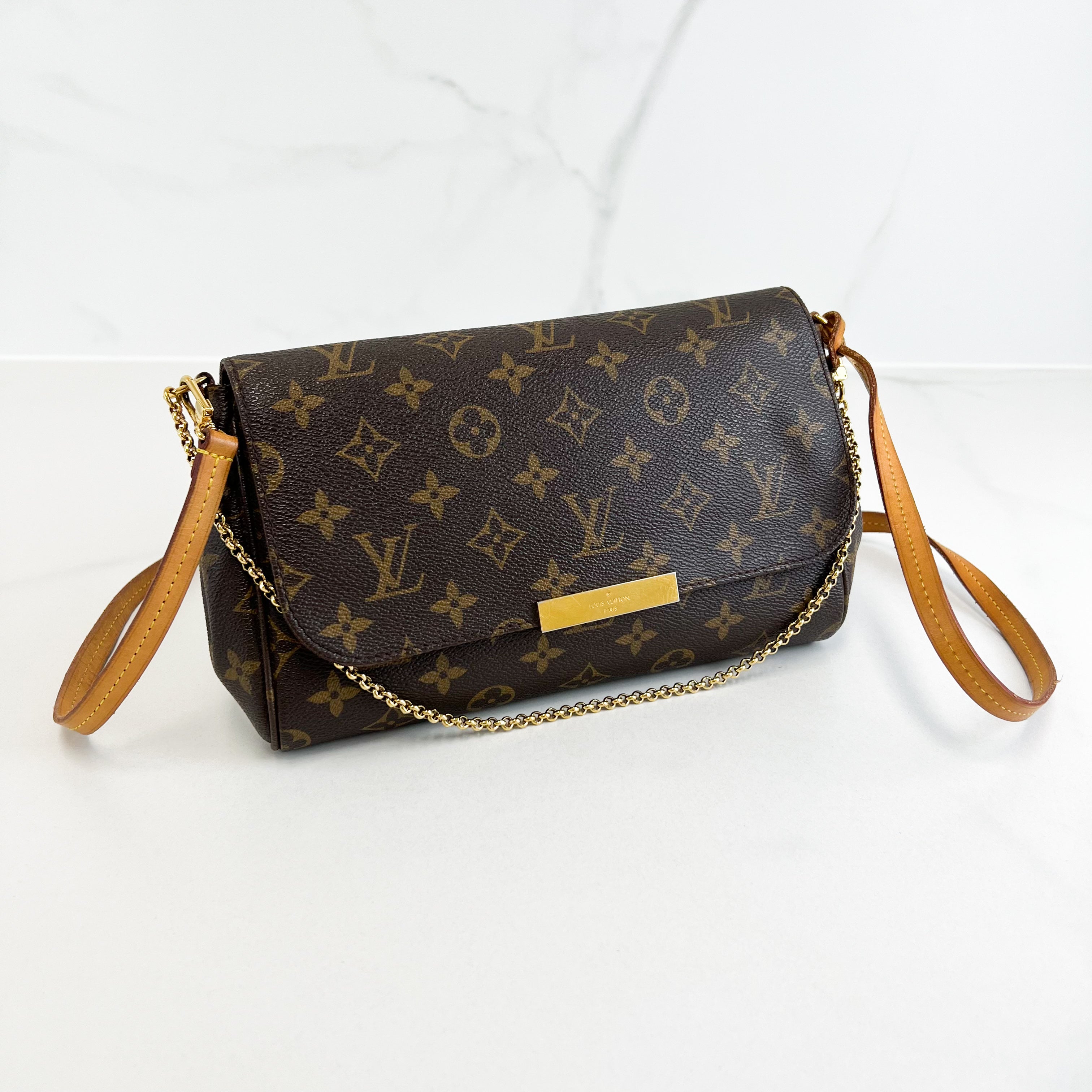 Louis Vuitton Favourite MM Monogram Canvas Shopluxe Consignment