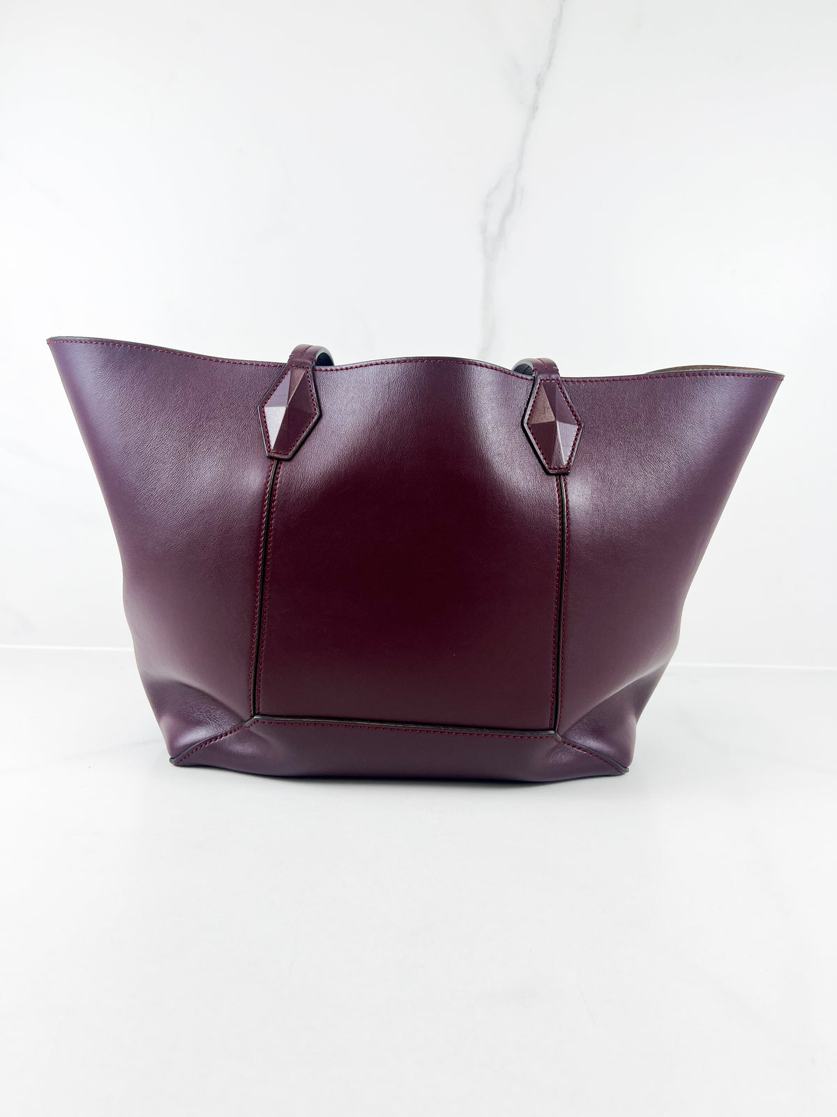 Jimmy Choo Diamond Tote in Burgundy