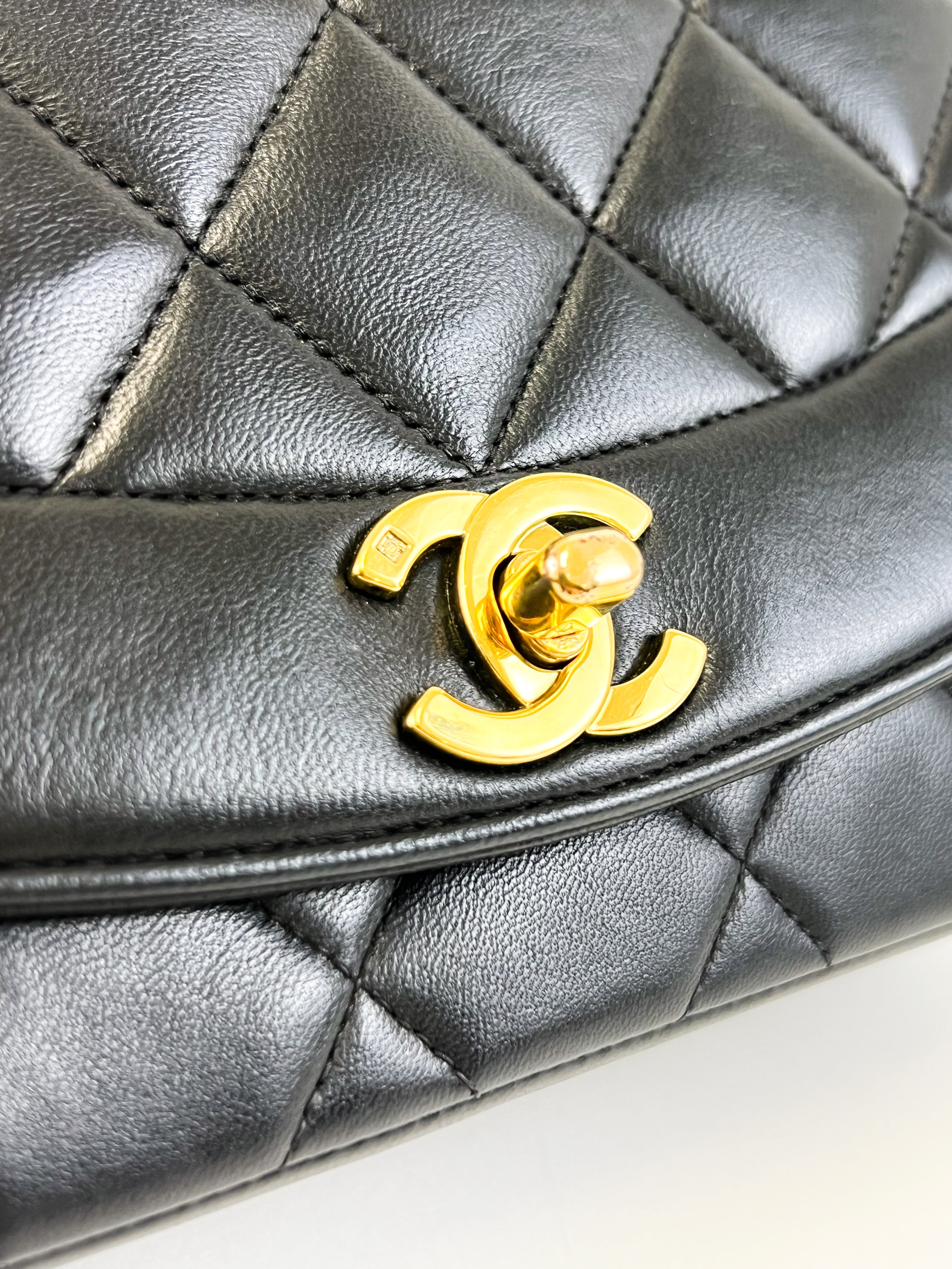Chanel Vintage Diana Flap Medium Lambskin