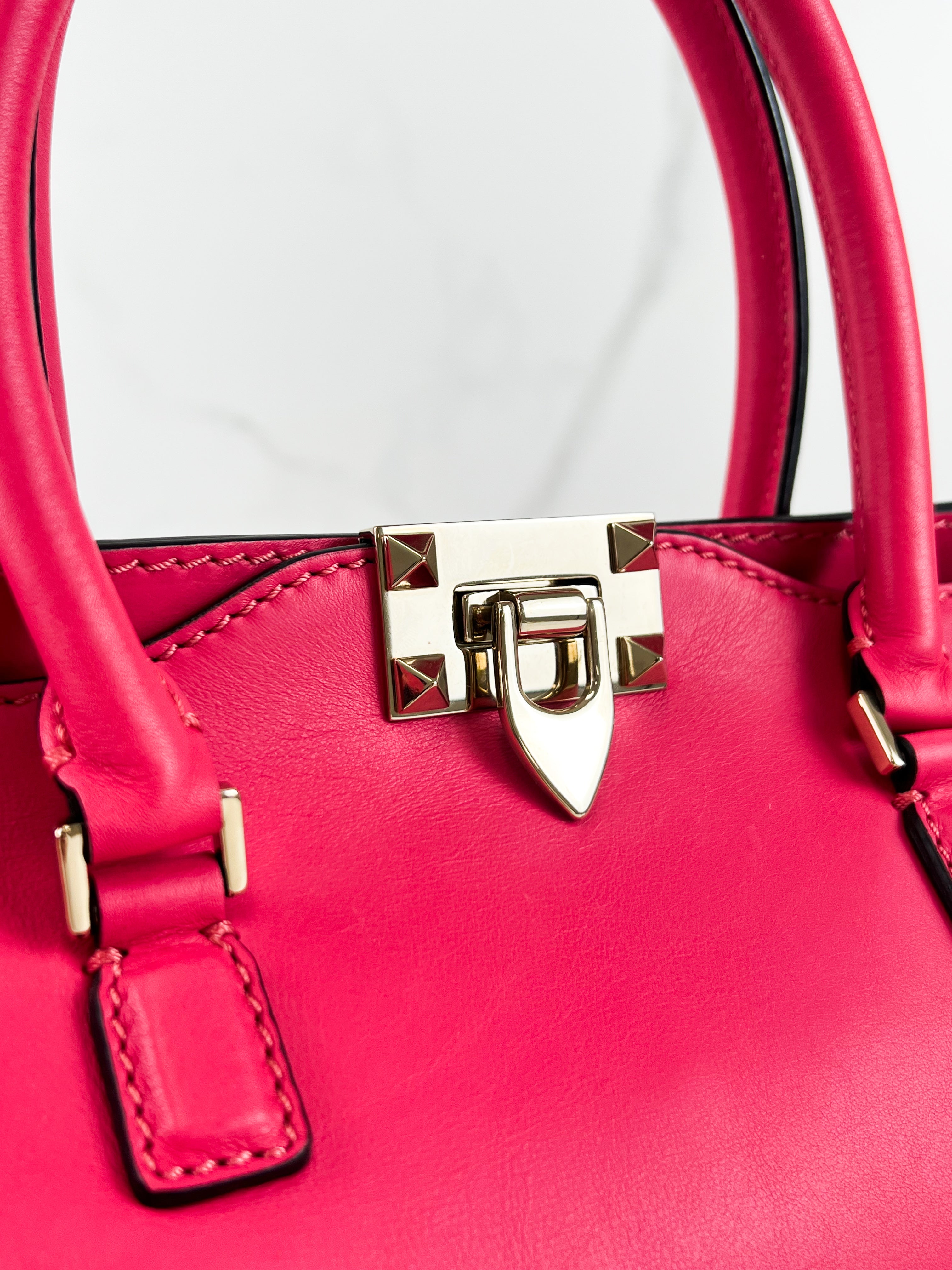 Valentino Garavani Rockstud Leather Tote