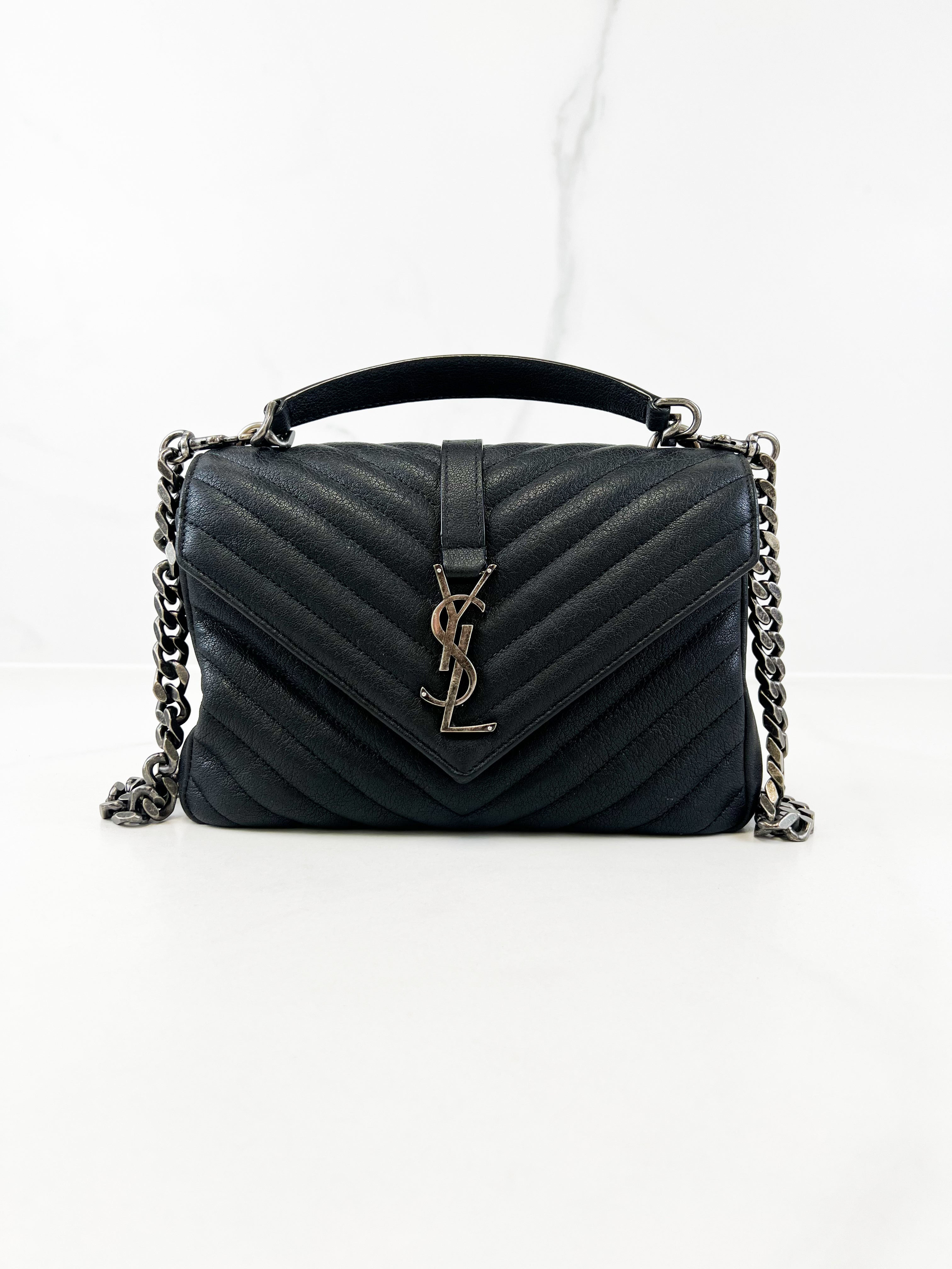 Saint Laurent Black College Bag