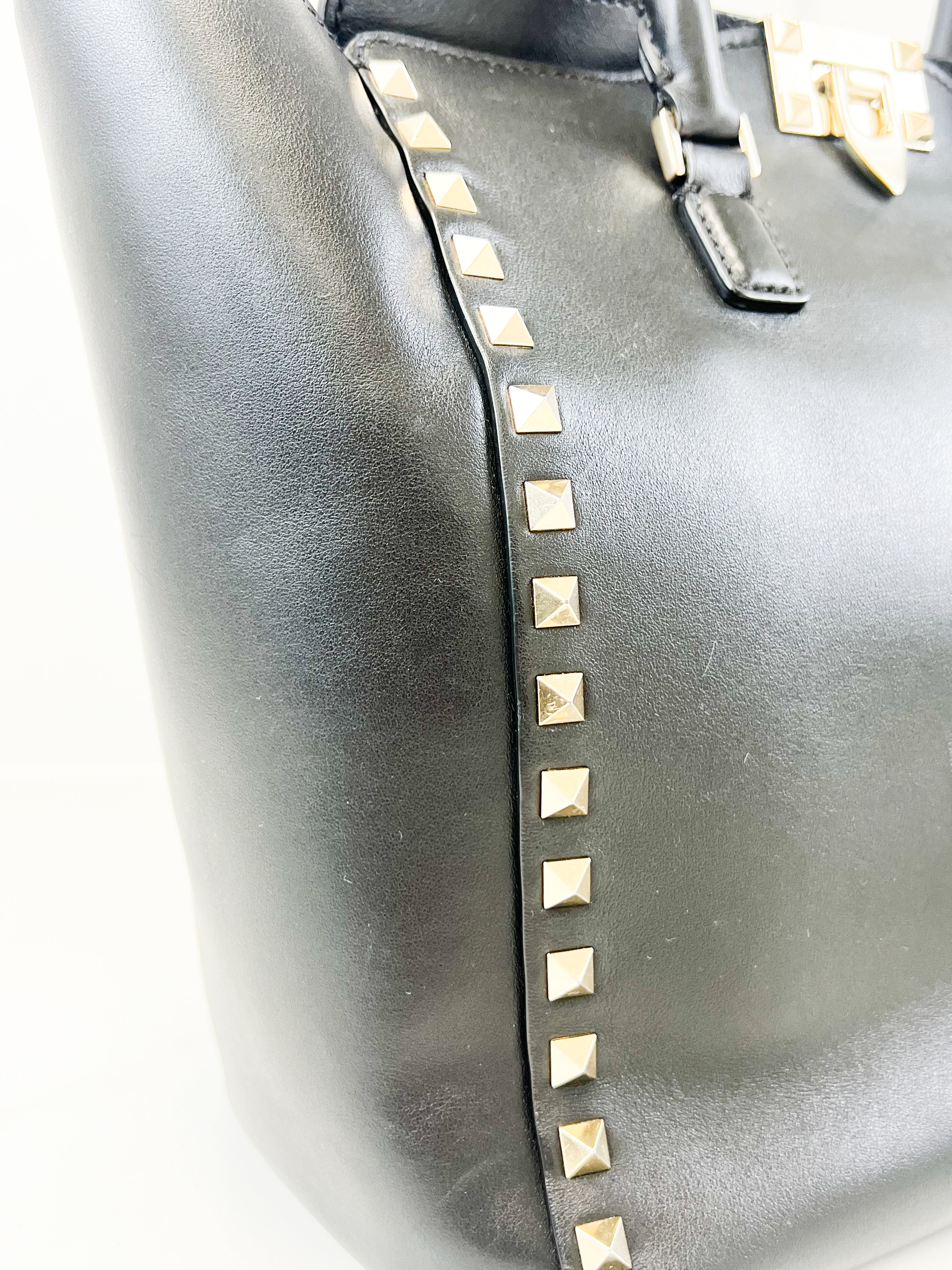 Valentino Garavani Rockstud Leather Tote