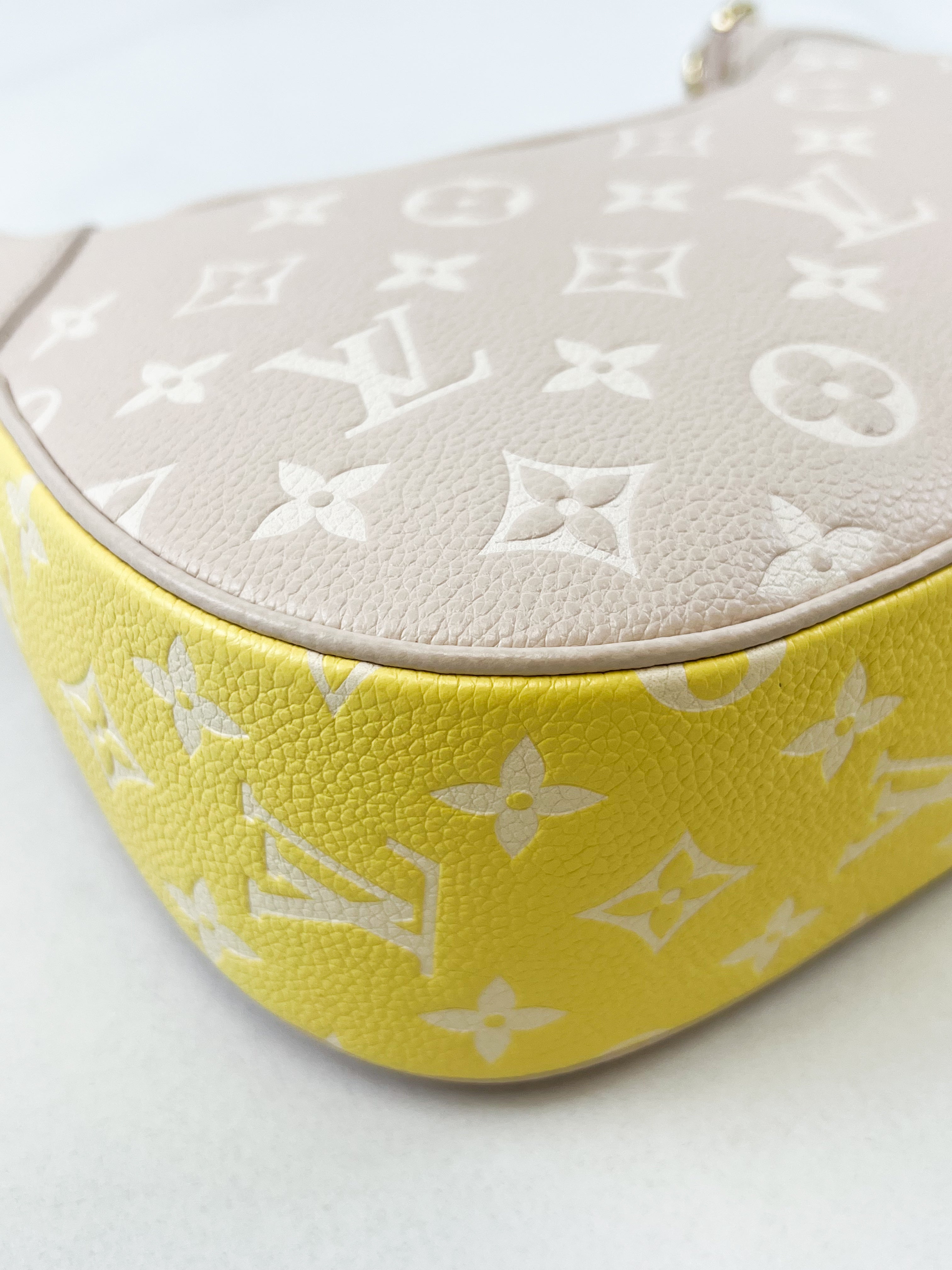 Louis Vuitton Bagatelle Rose Beige in Cowhide Leather with Gold Hardware