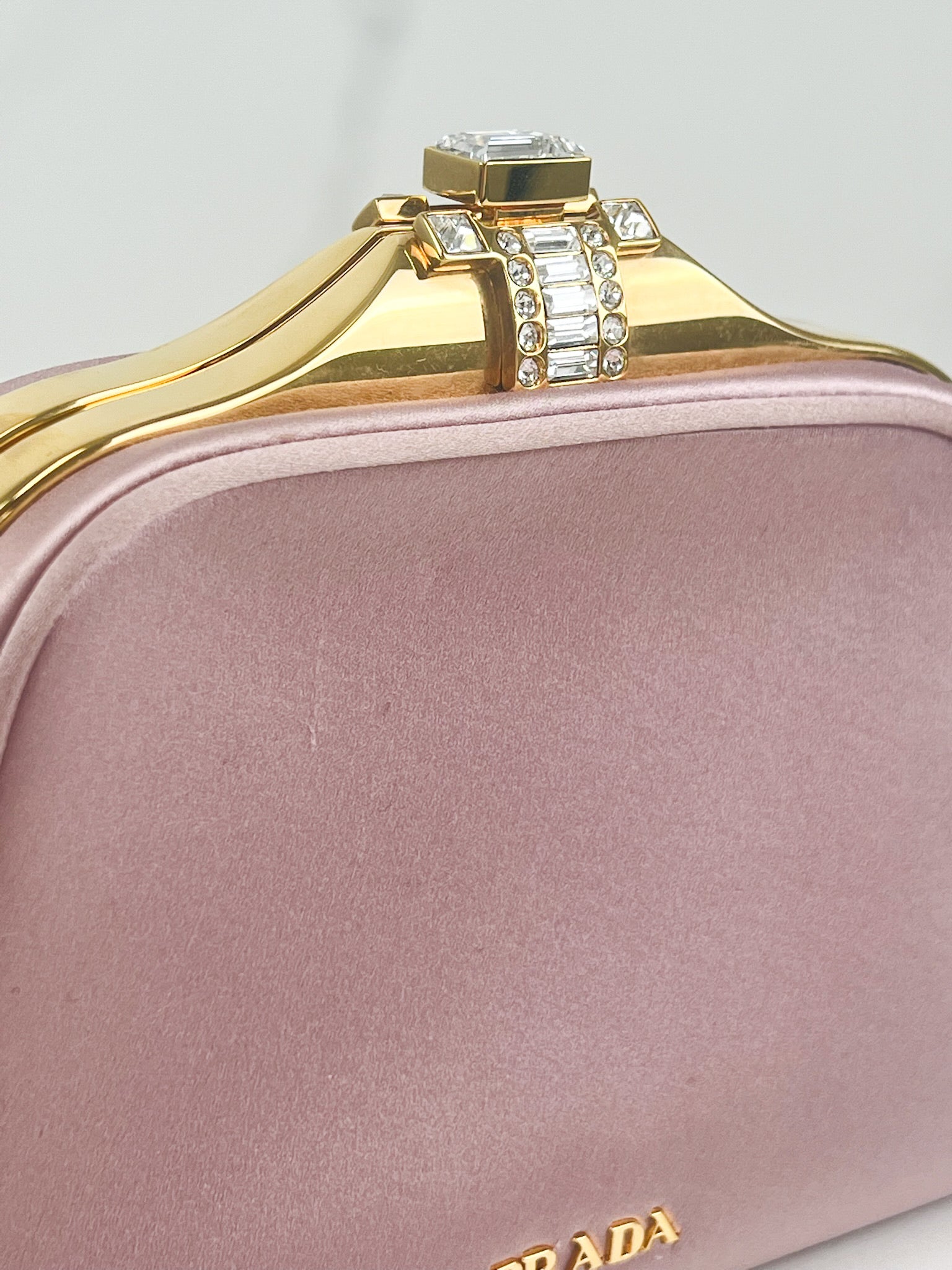 Prada Pink Diamond Clutch