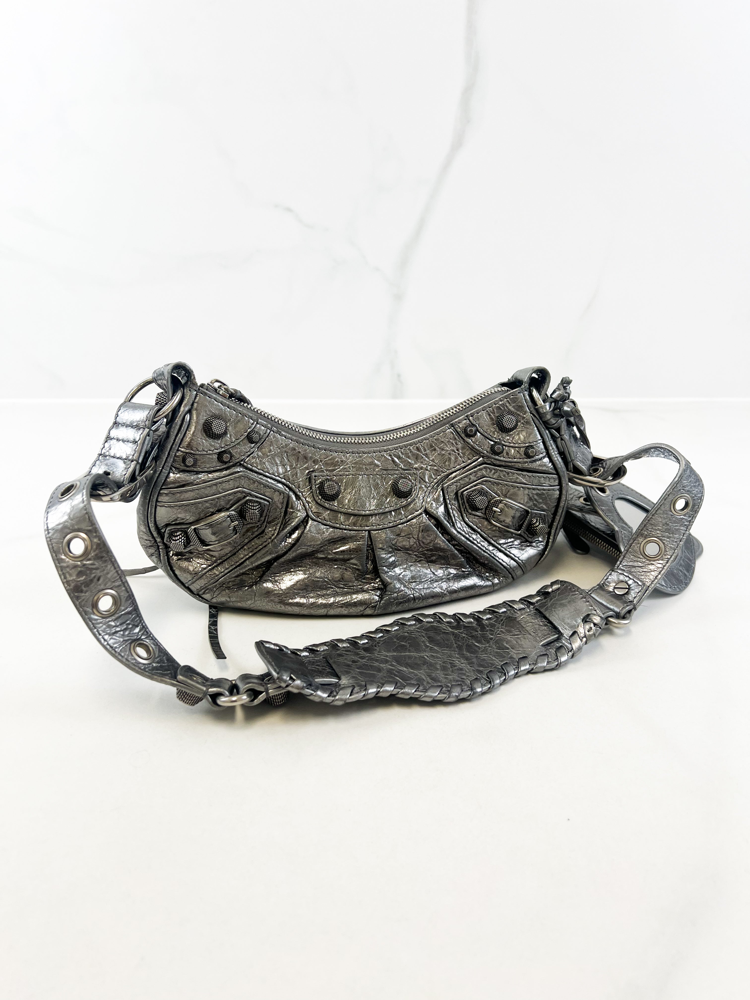 Balenciaga Le Cagole XS leather shoulder bag