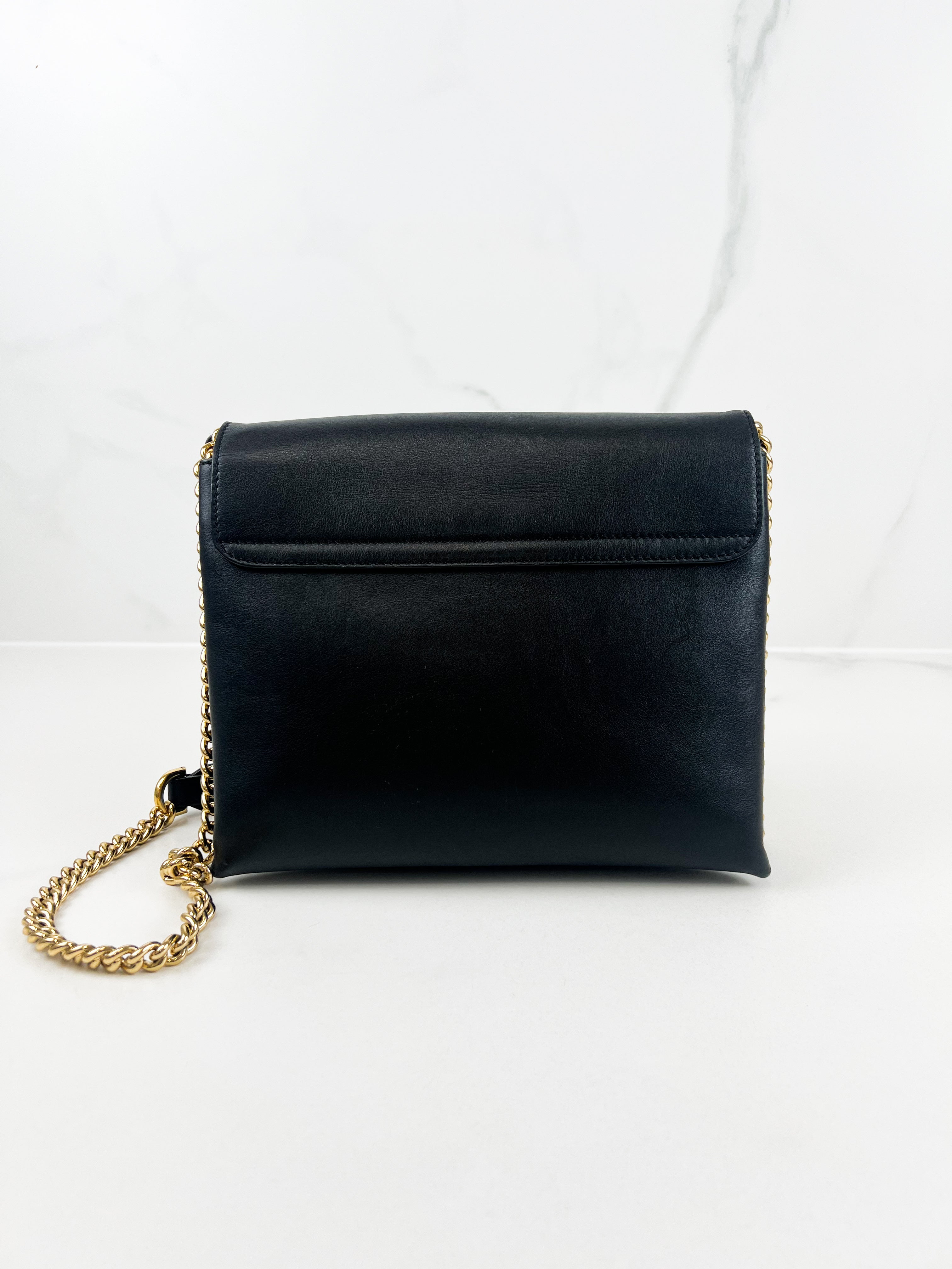 Alexander McQueen Twin Skull Crossbody Bag in Black