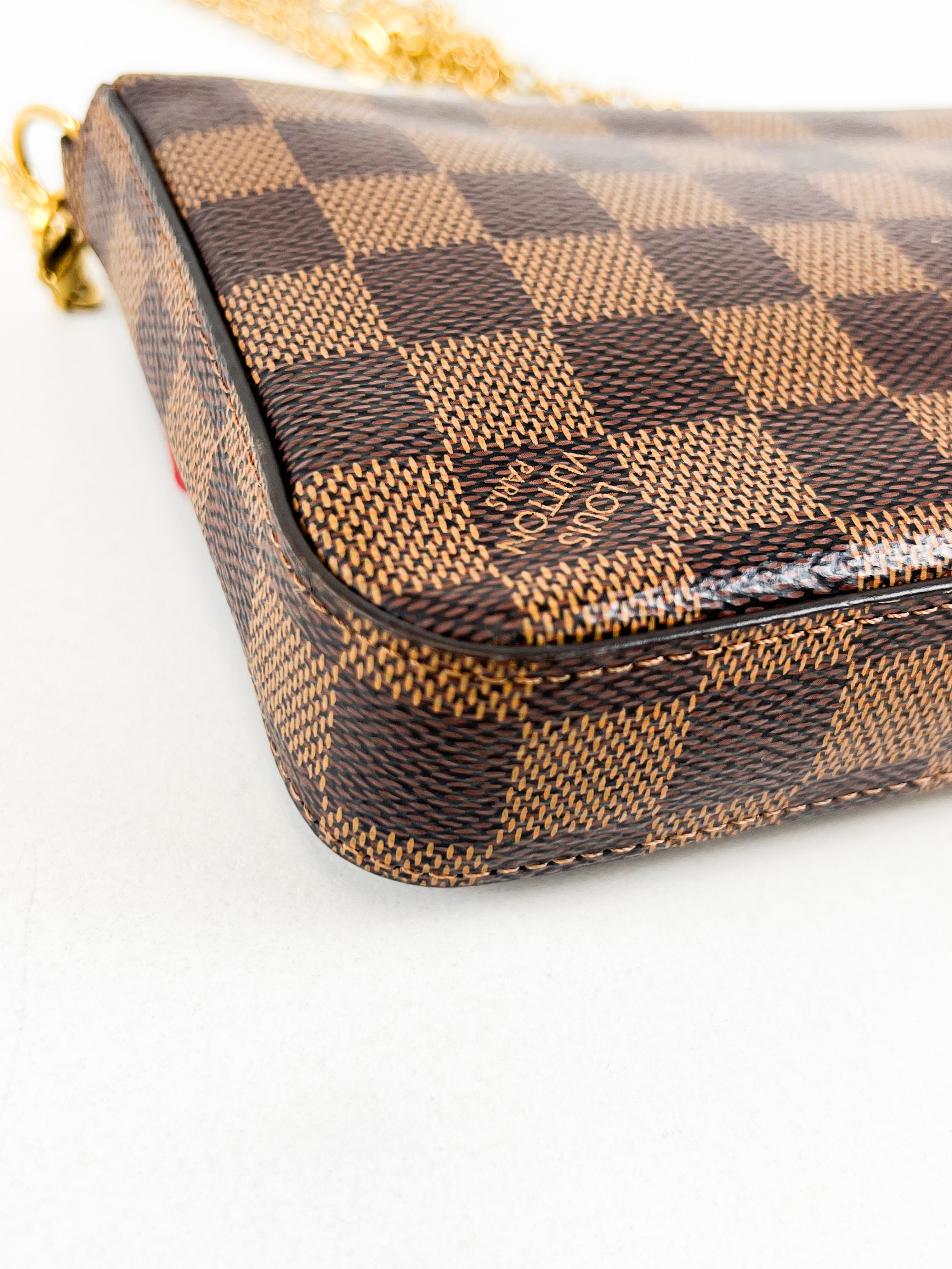Louis Vuitton Felicie Pochette Damier Ebene