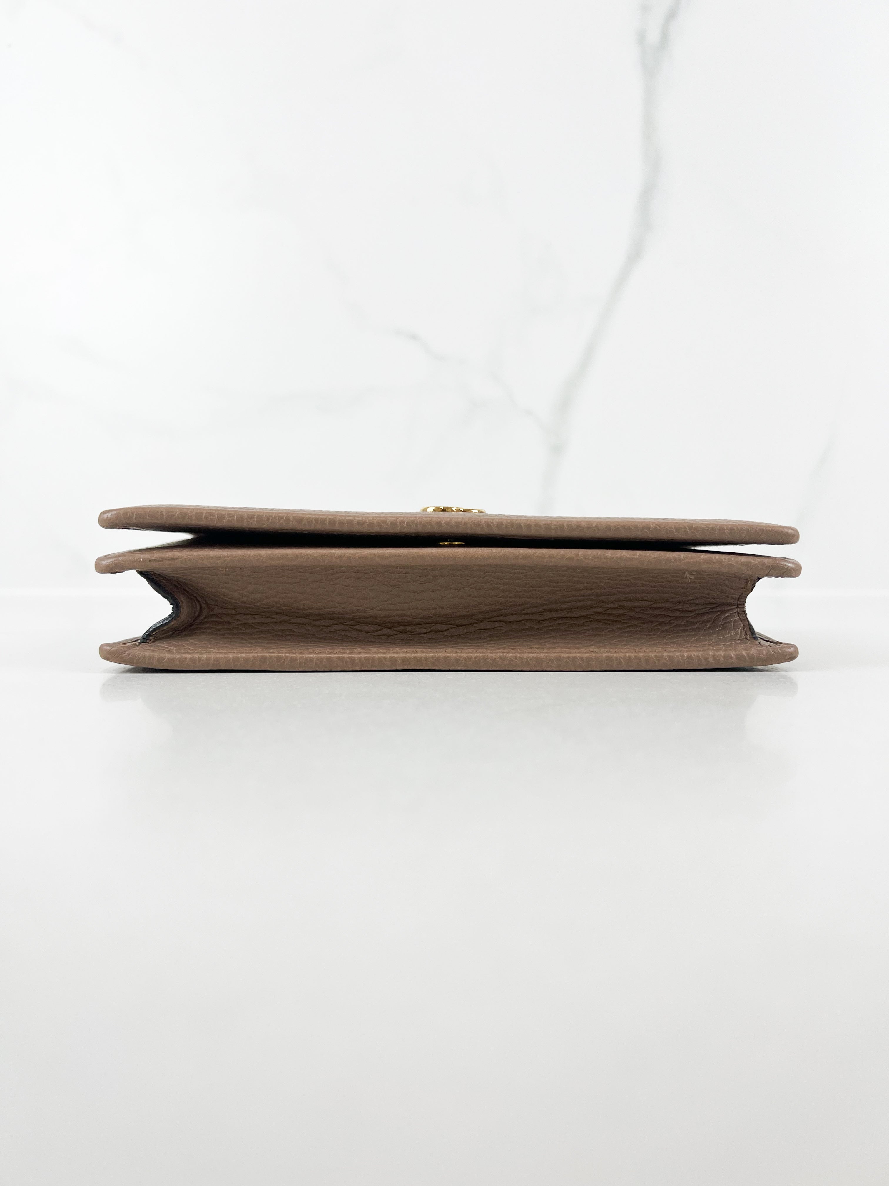Gucci Marmont Beige WOC with GHW