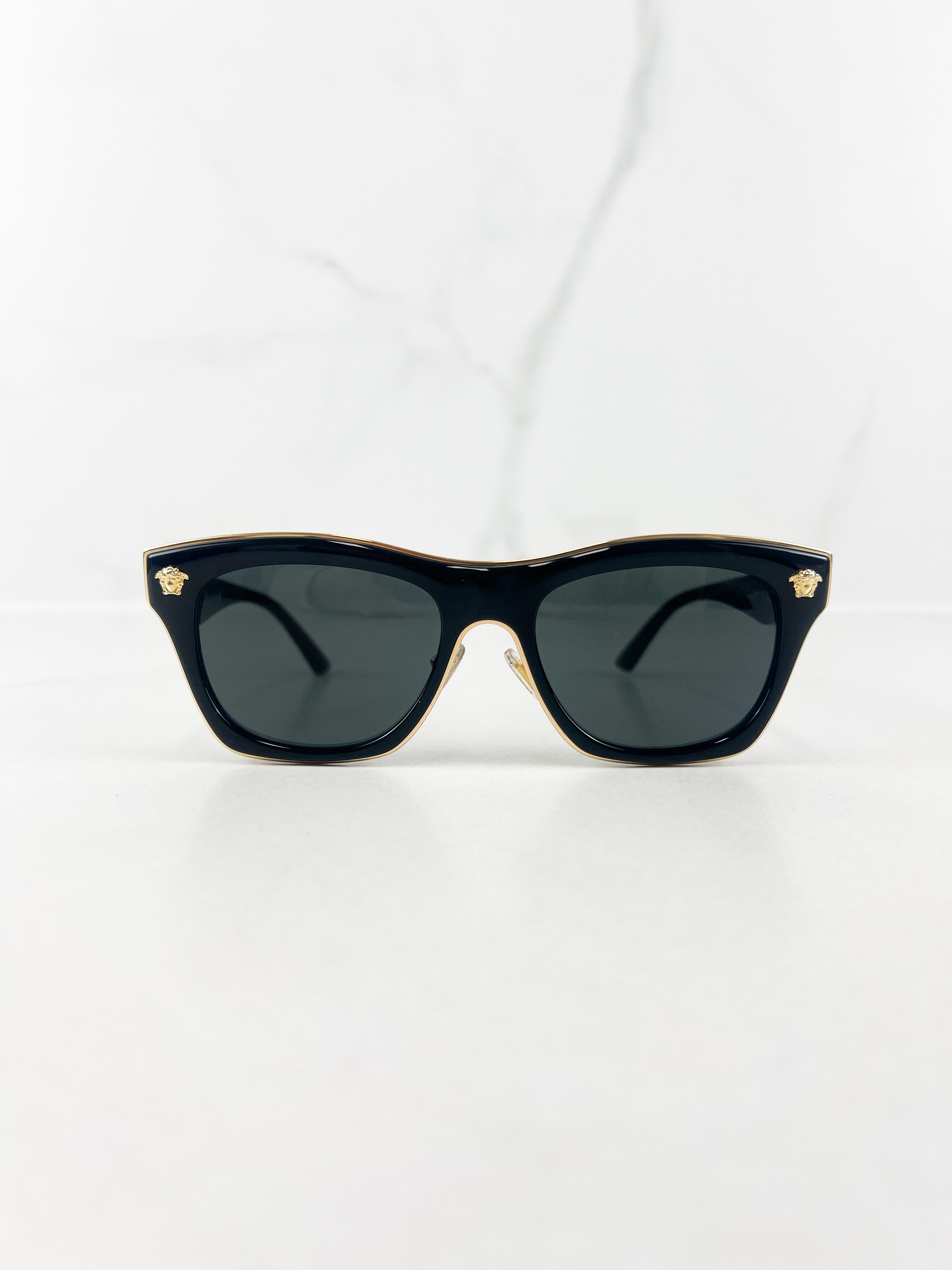 Versace Medusa Logo Sunglasses in Black