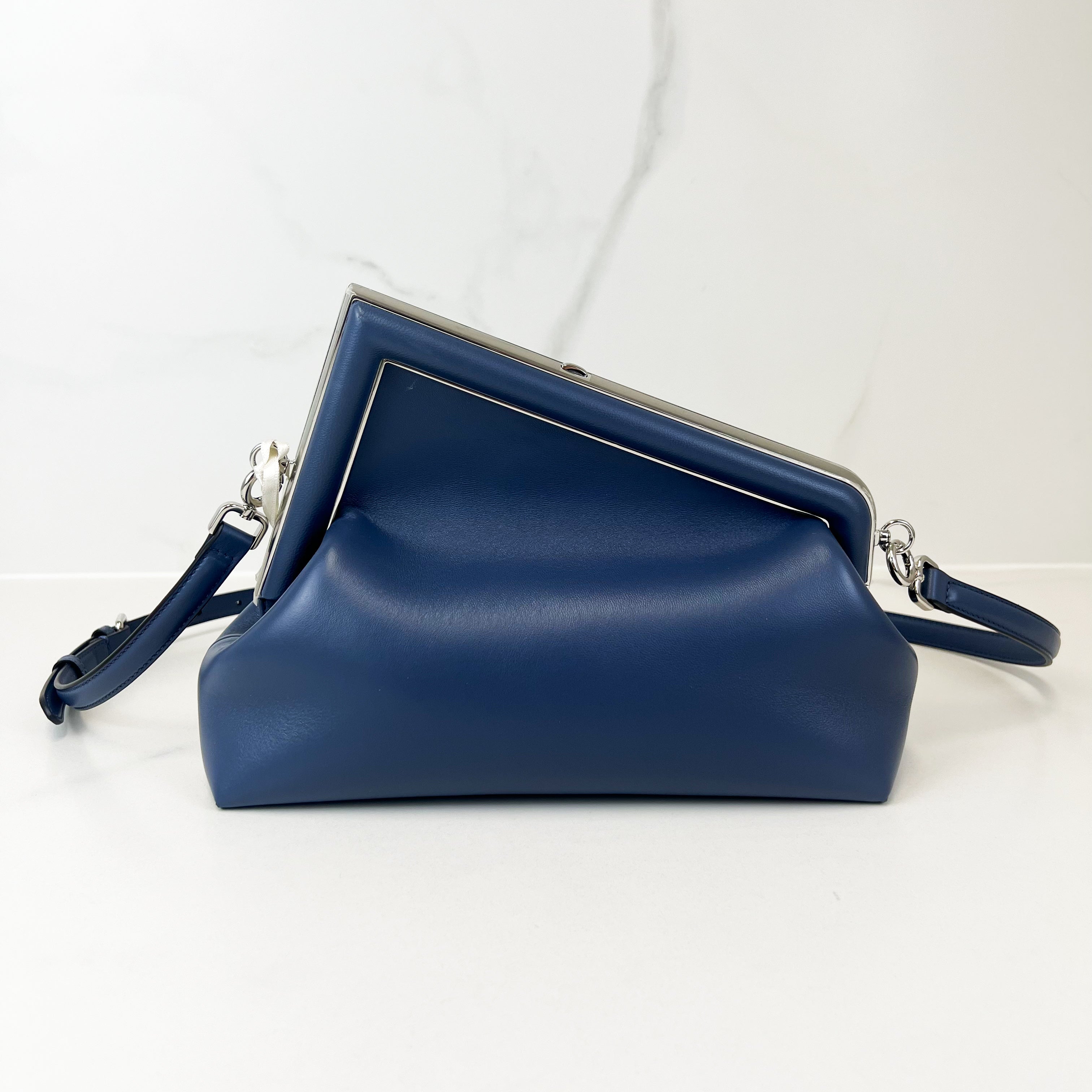 Fendi First Navy Bag