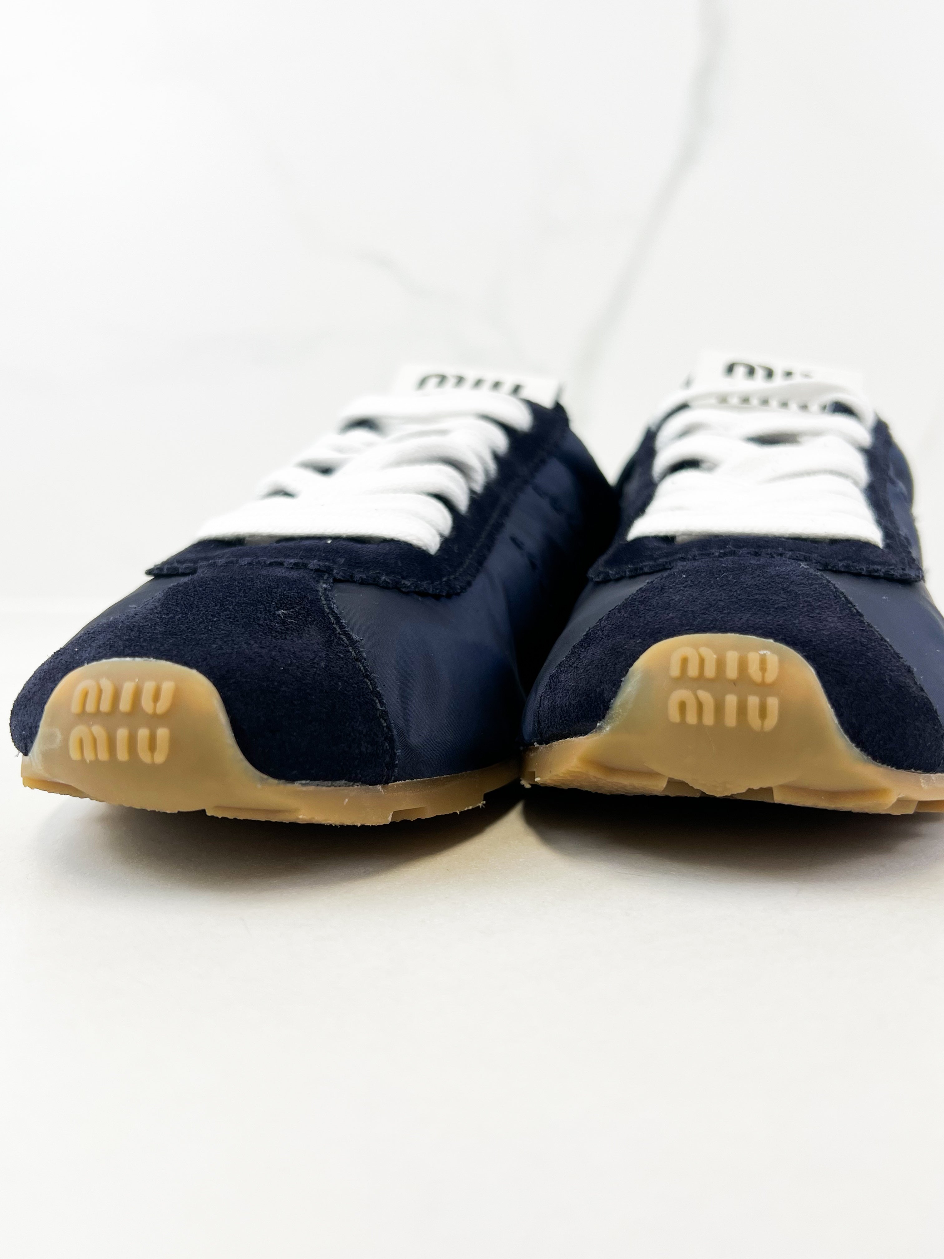 Miu Miu Plume Sneaker Size 37