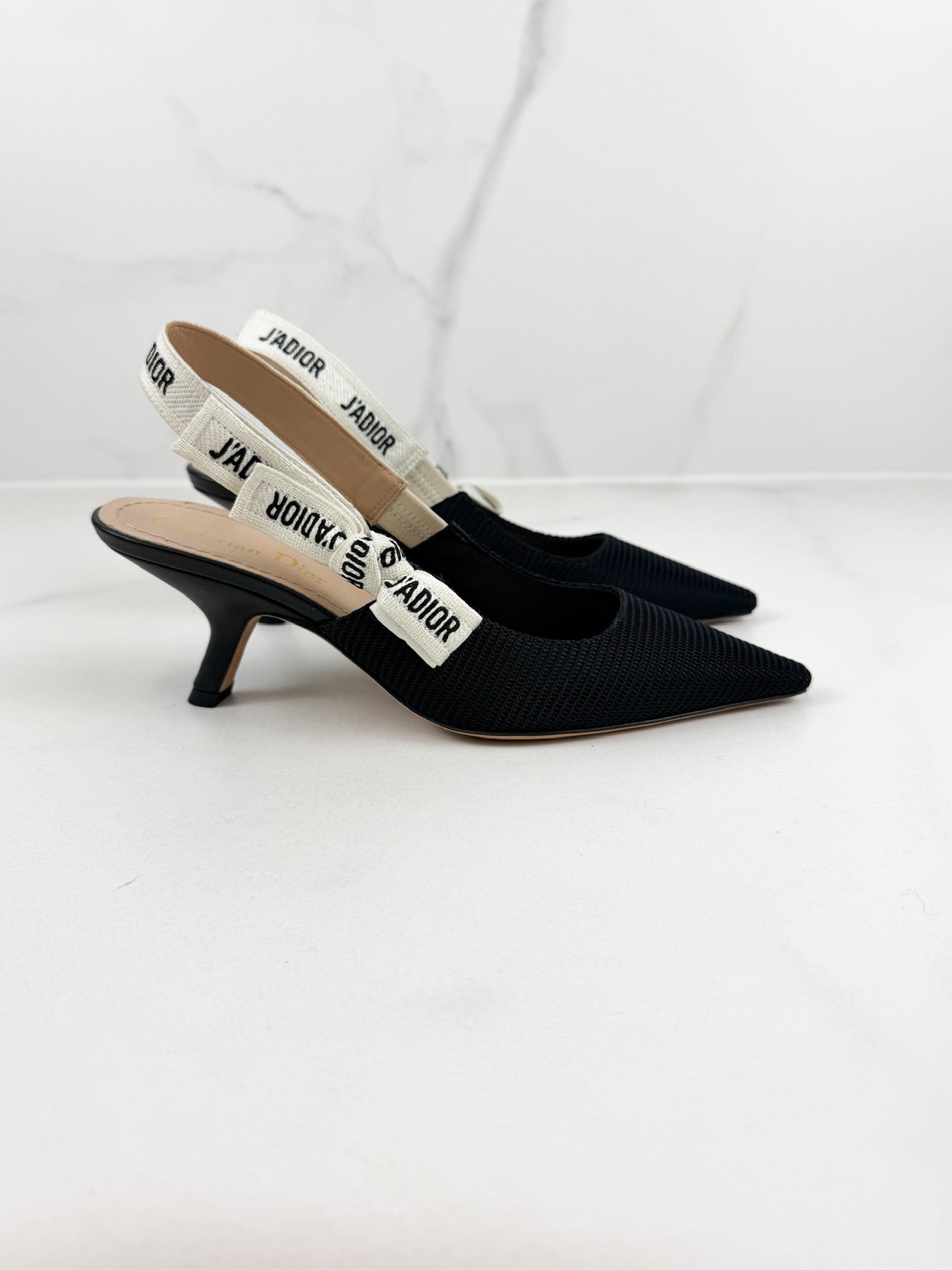 Christian Dior Jadior Slingback Kitten Heel Size 36