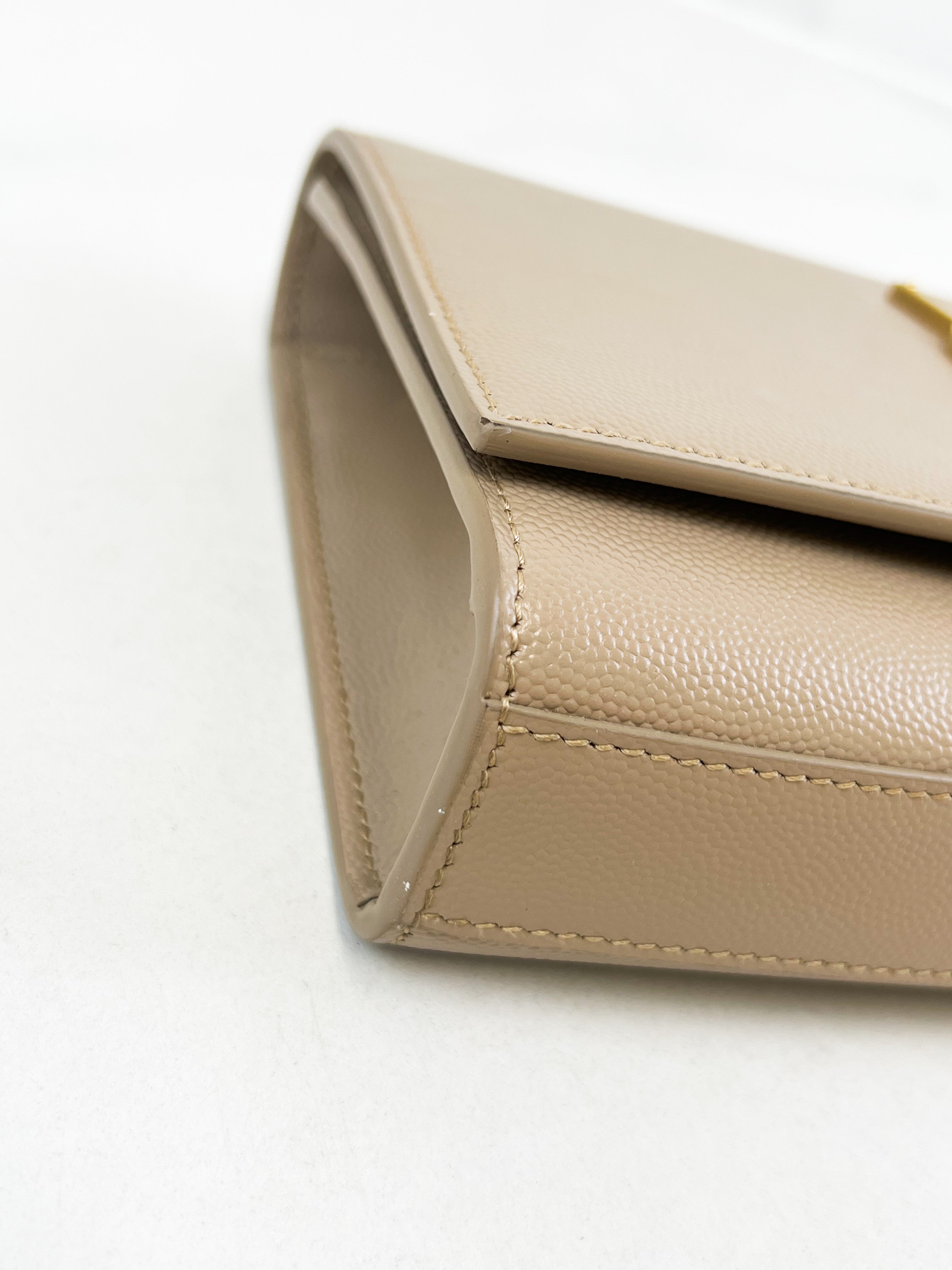 Saint Laurent Kate Small in Grain Embossed Leather