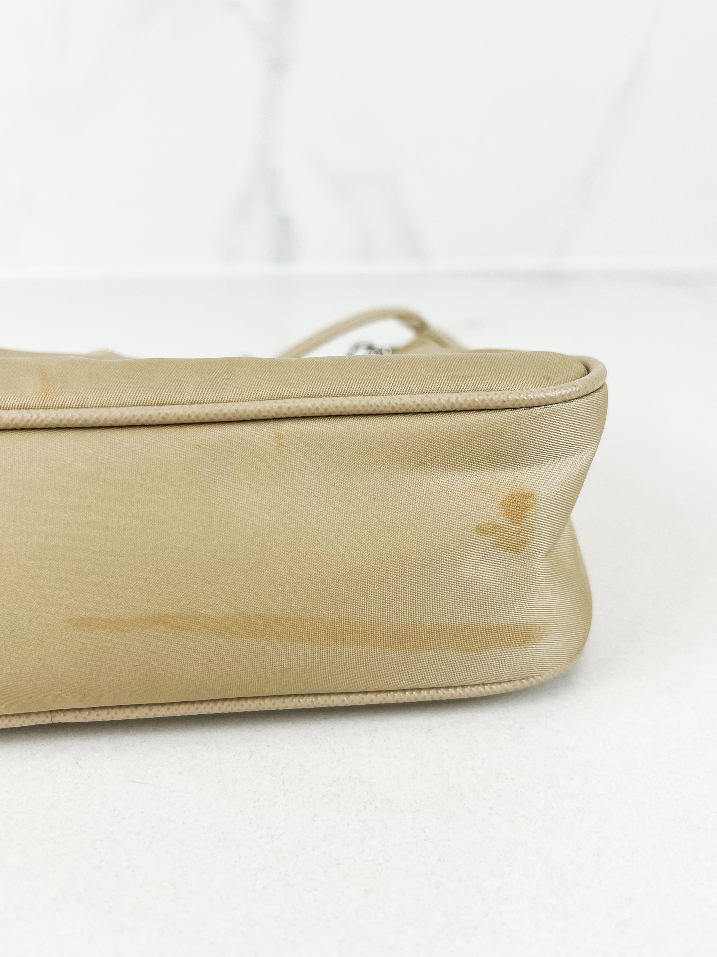 Prada Nylon Re-Edition 2005 in Beige