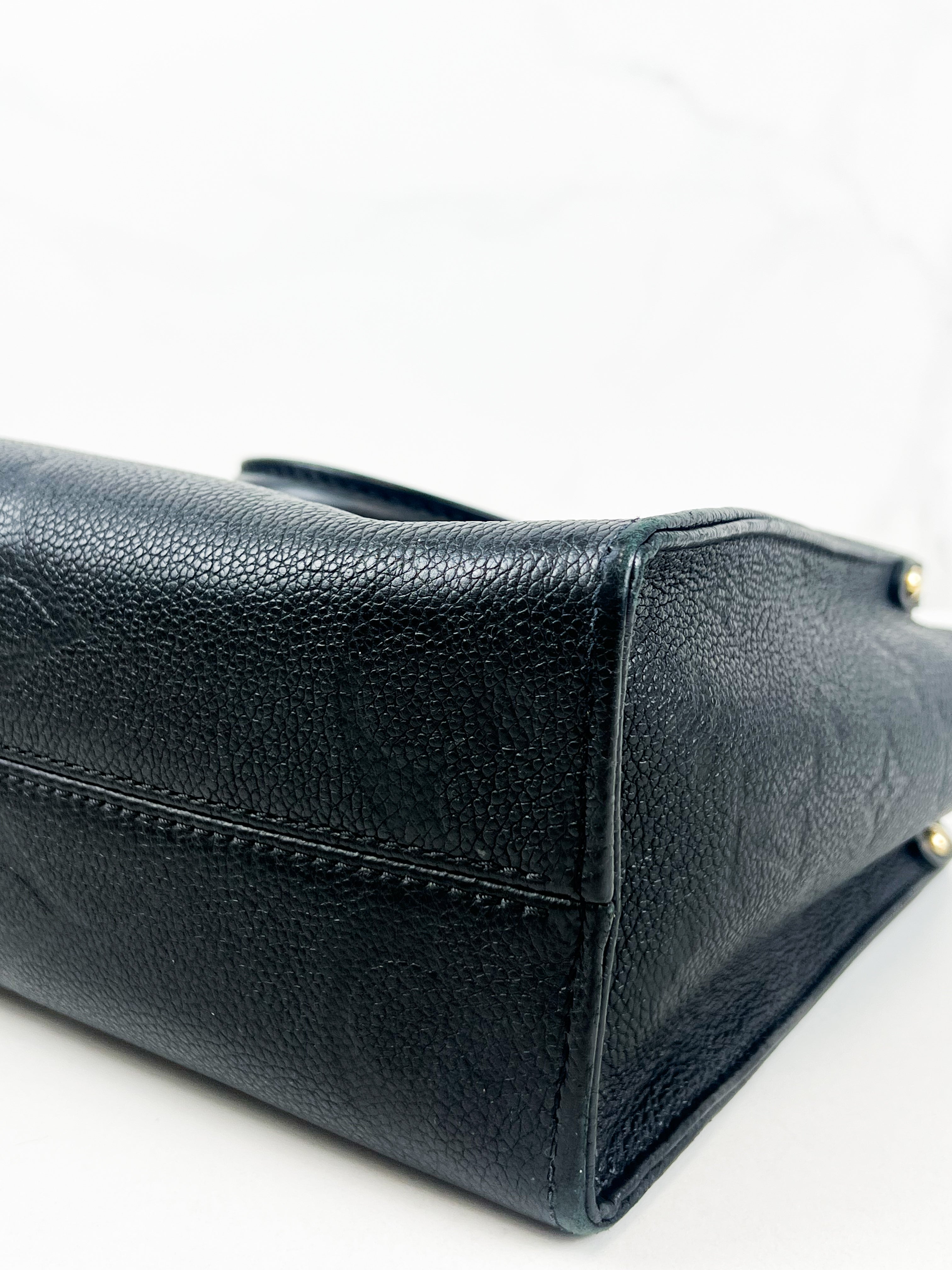 Louis Vuitton On The Go PM in Black Empreinte Leather