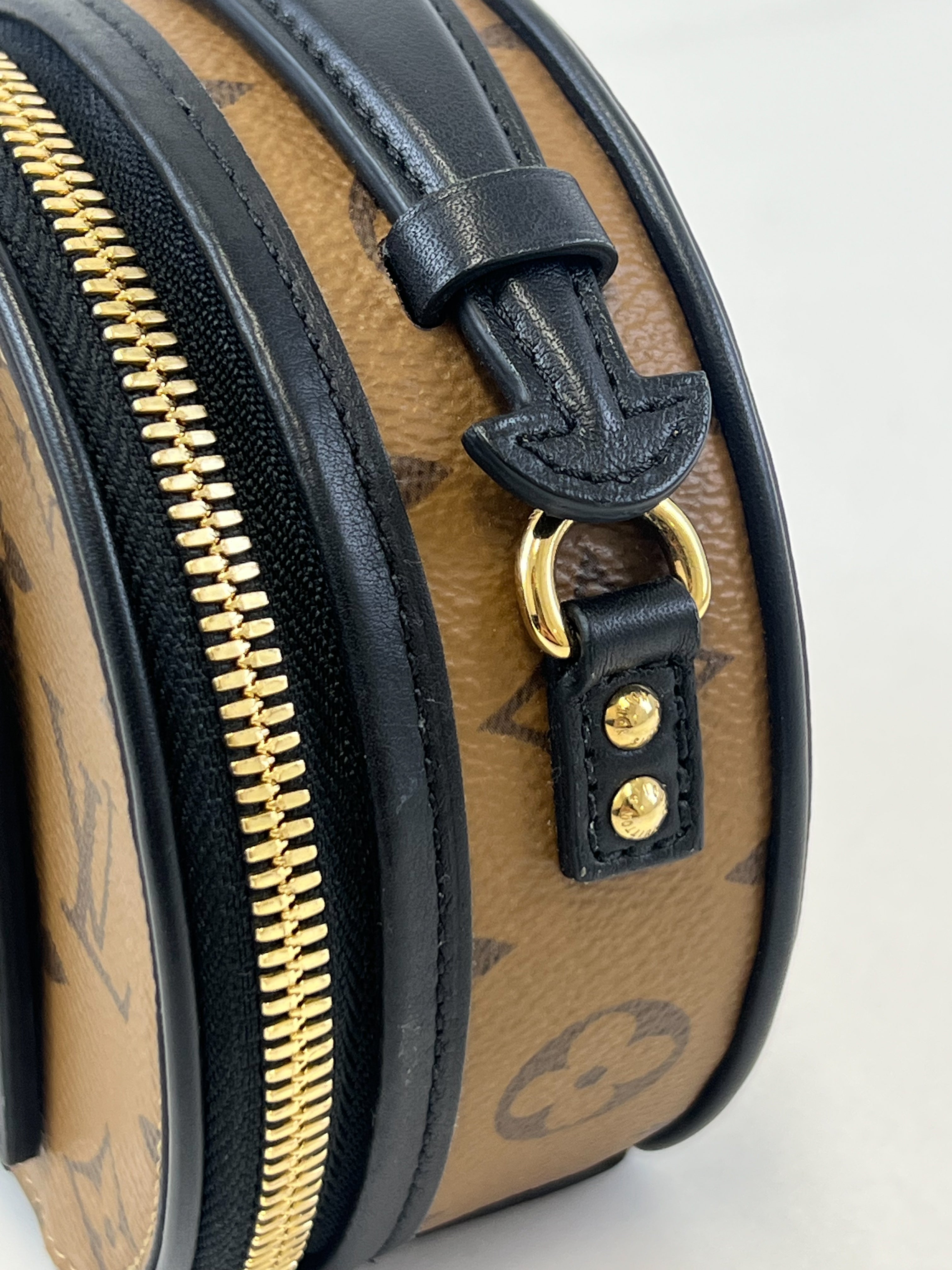 Louis Vuitton Boite Chapeau Mini in Monogram Reverse Canvas