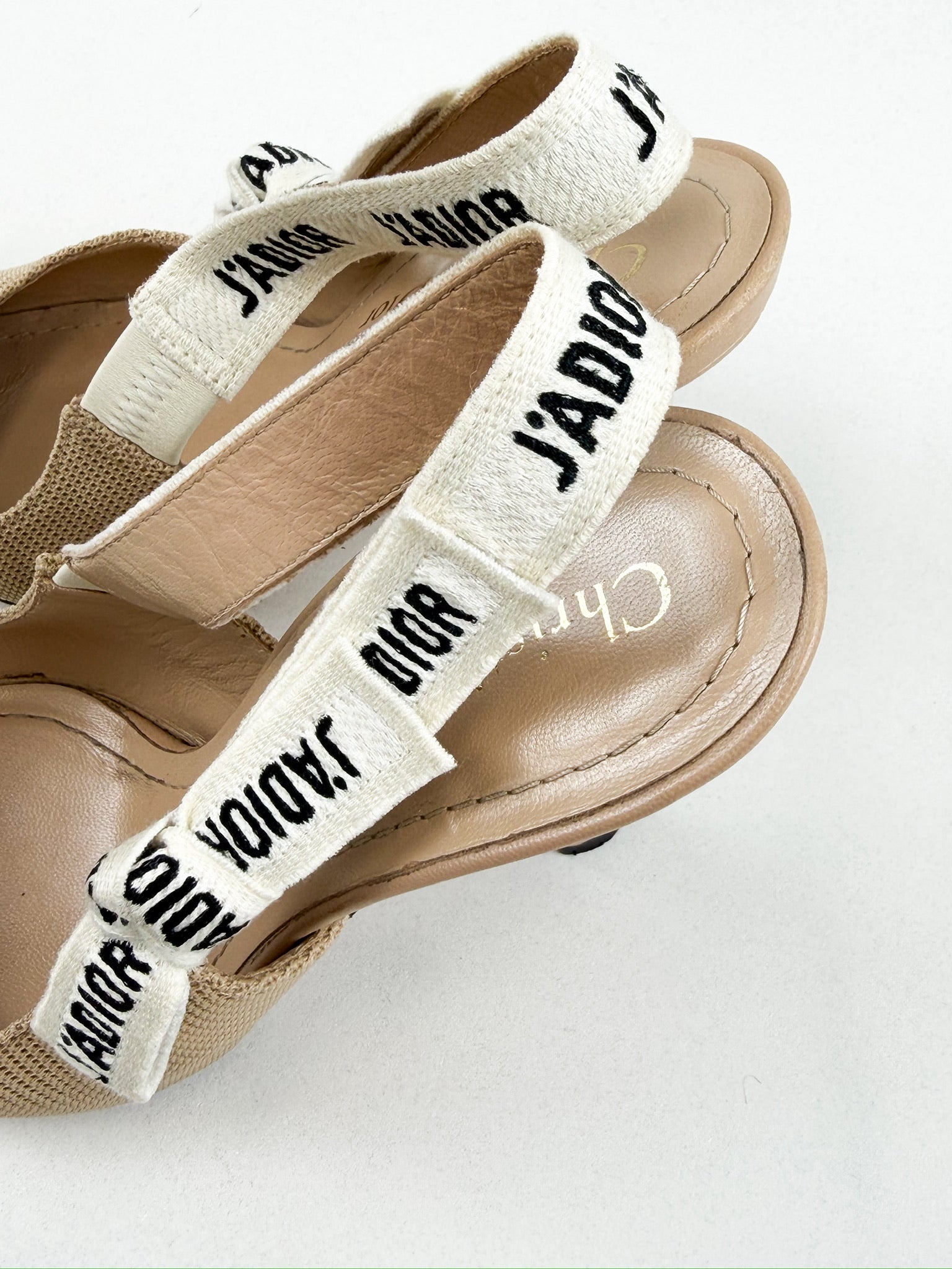 Christian Dior J'adior Slingback Heels Size 35.5D