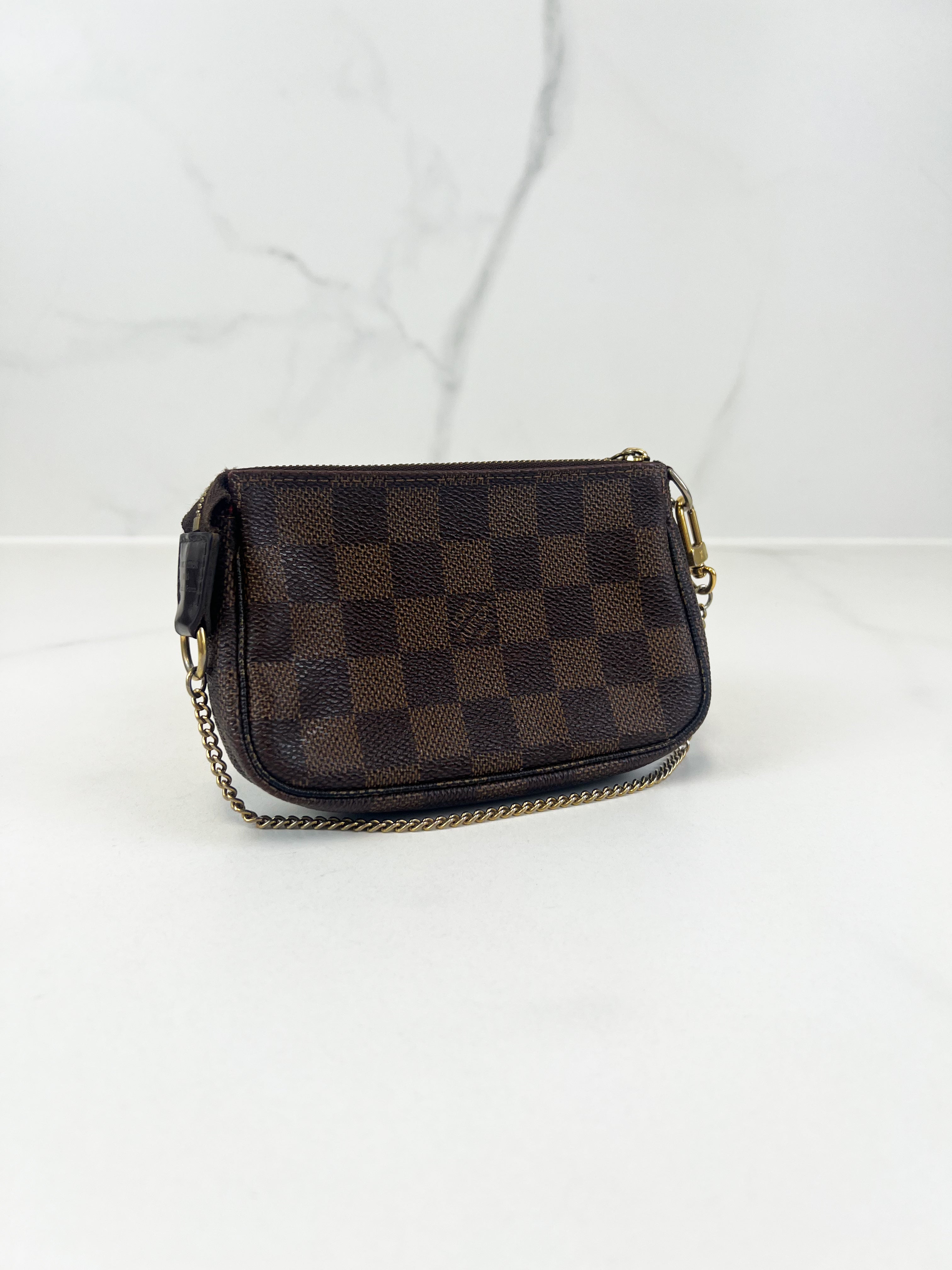 Louis Vuitton Damier Ebene Canvas Mini Pochette