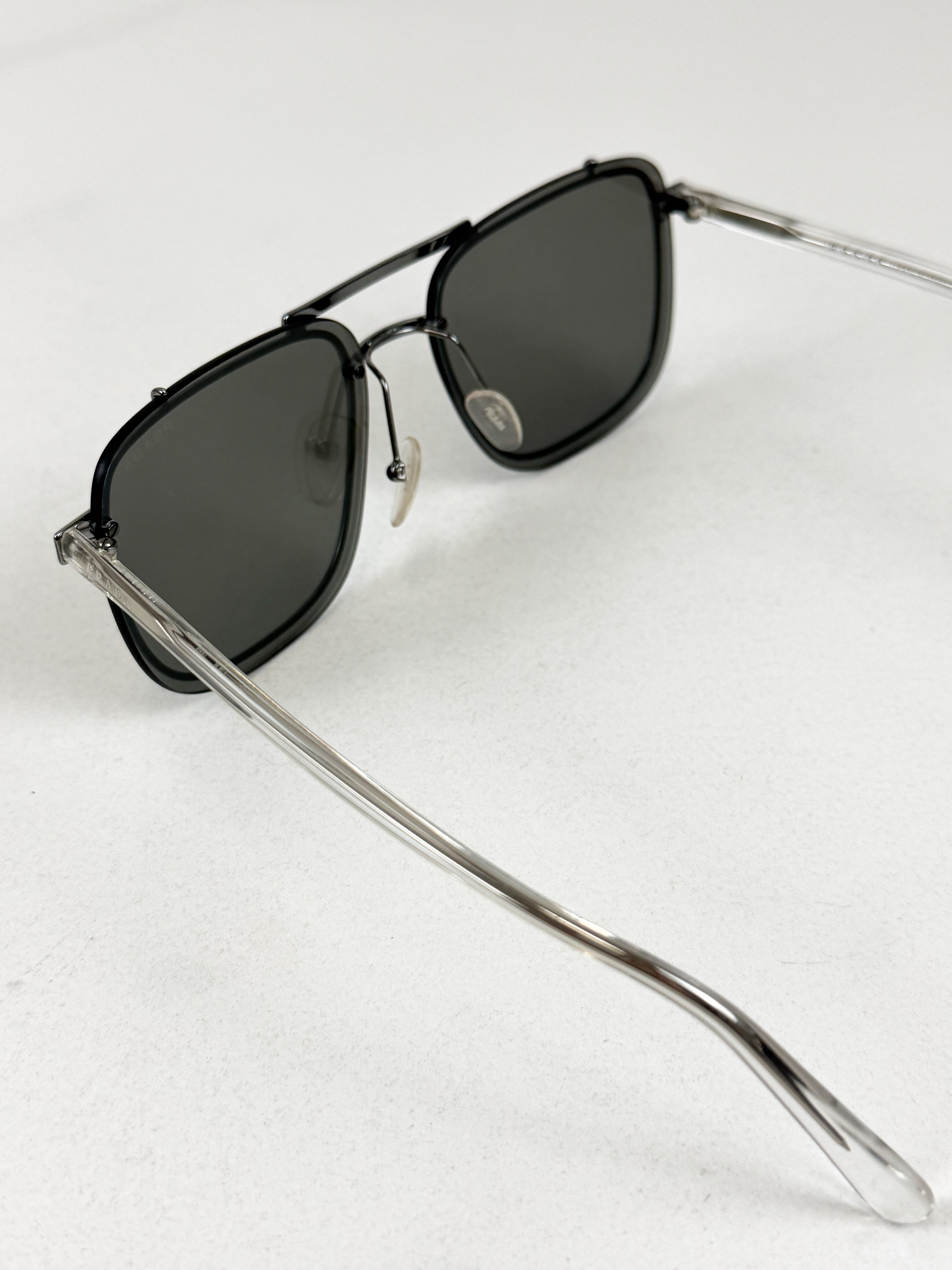 Prada Slim Metal Frame Reflection Sunglasses SPR59U