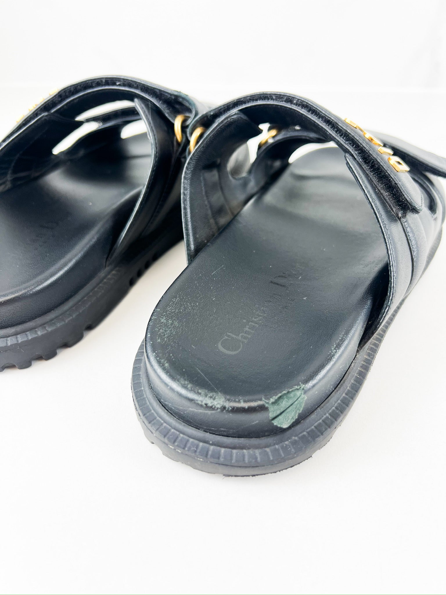 Christian Dior Dioract Slide in Black Size 38.5