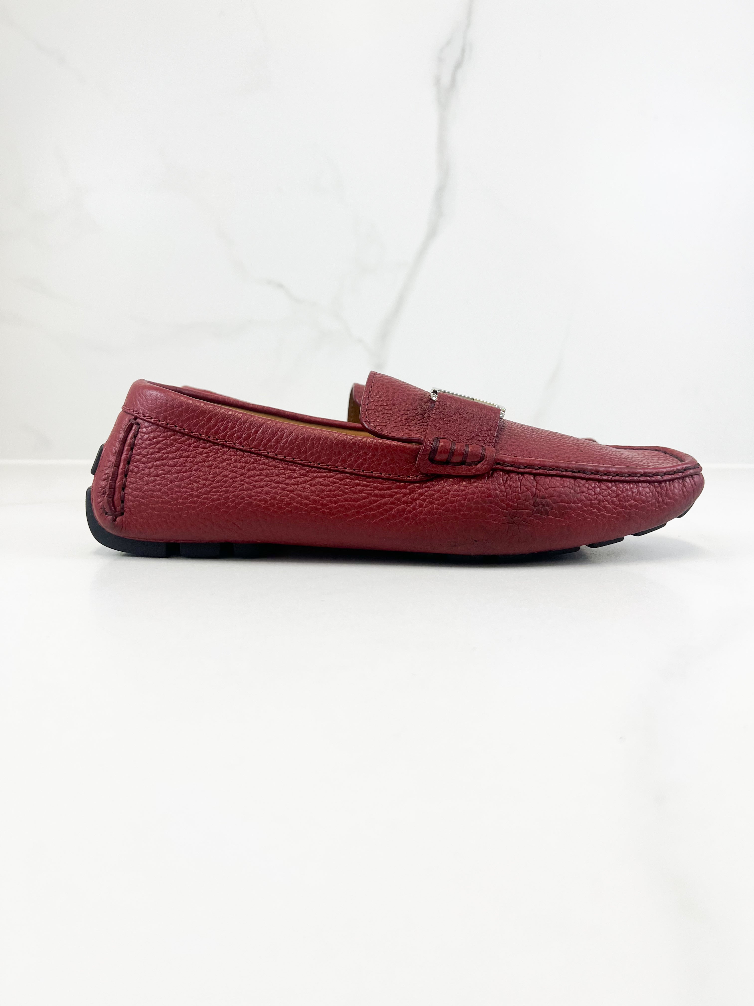 Louis Vuitton Men's Monte Carlo Moccasin Red Loafers