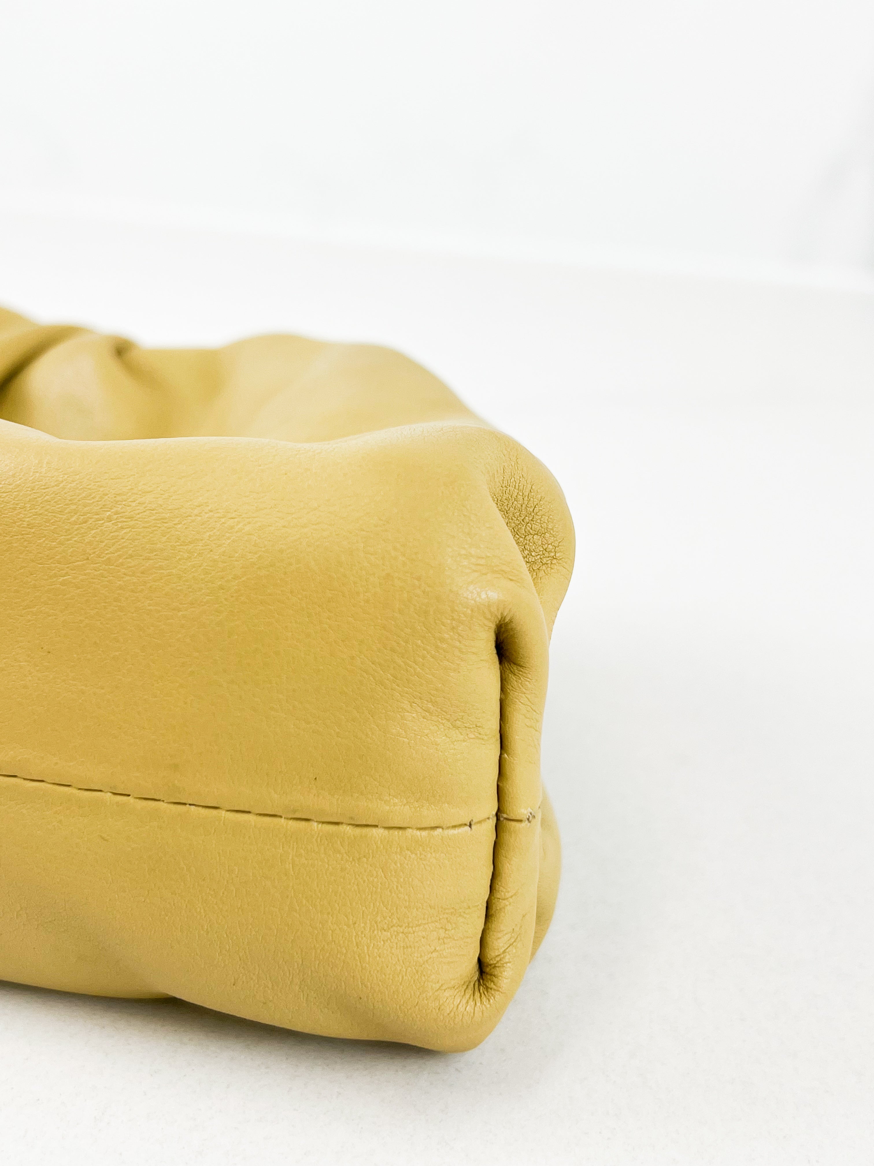 Bottega Veneta Beige Small Pouch