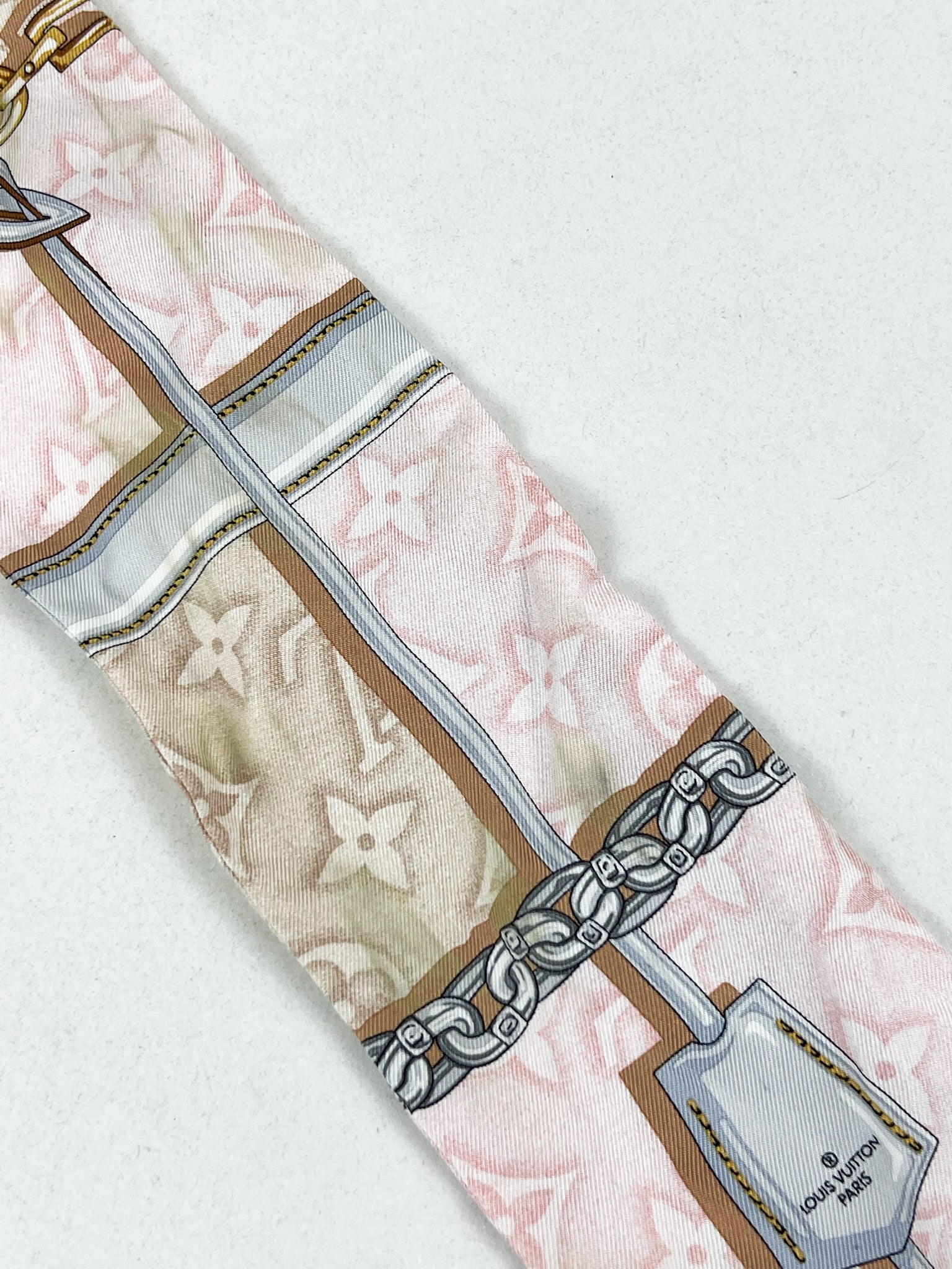 Louis Vuitton Twilly in Light Pink Monogram