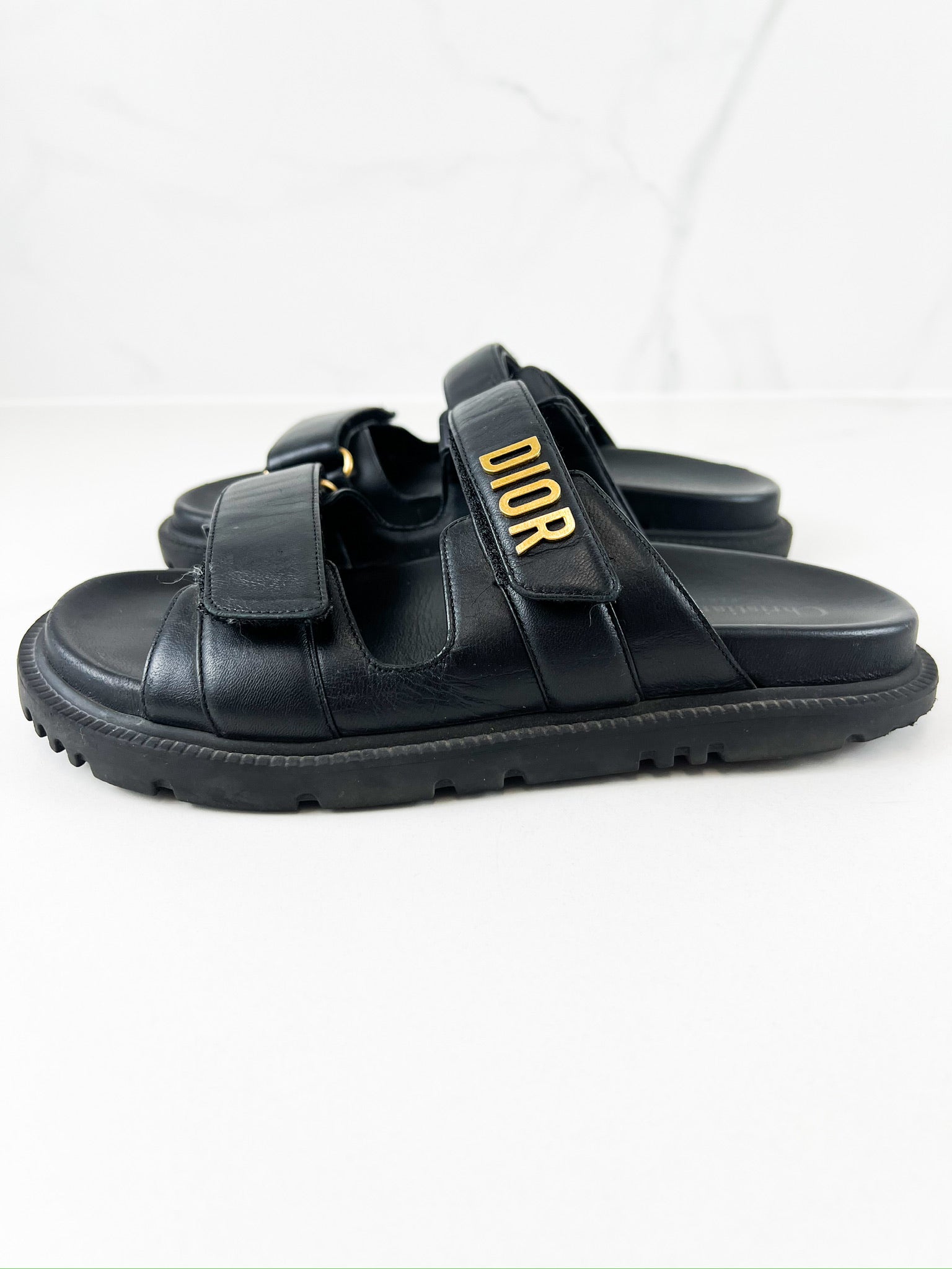 Christian Dior Dioract Slide in Black Size 38.5