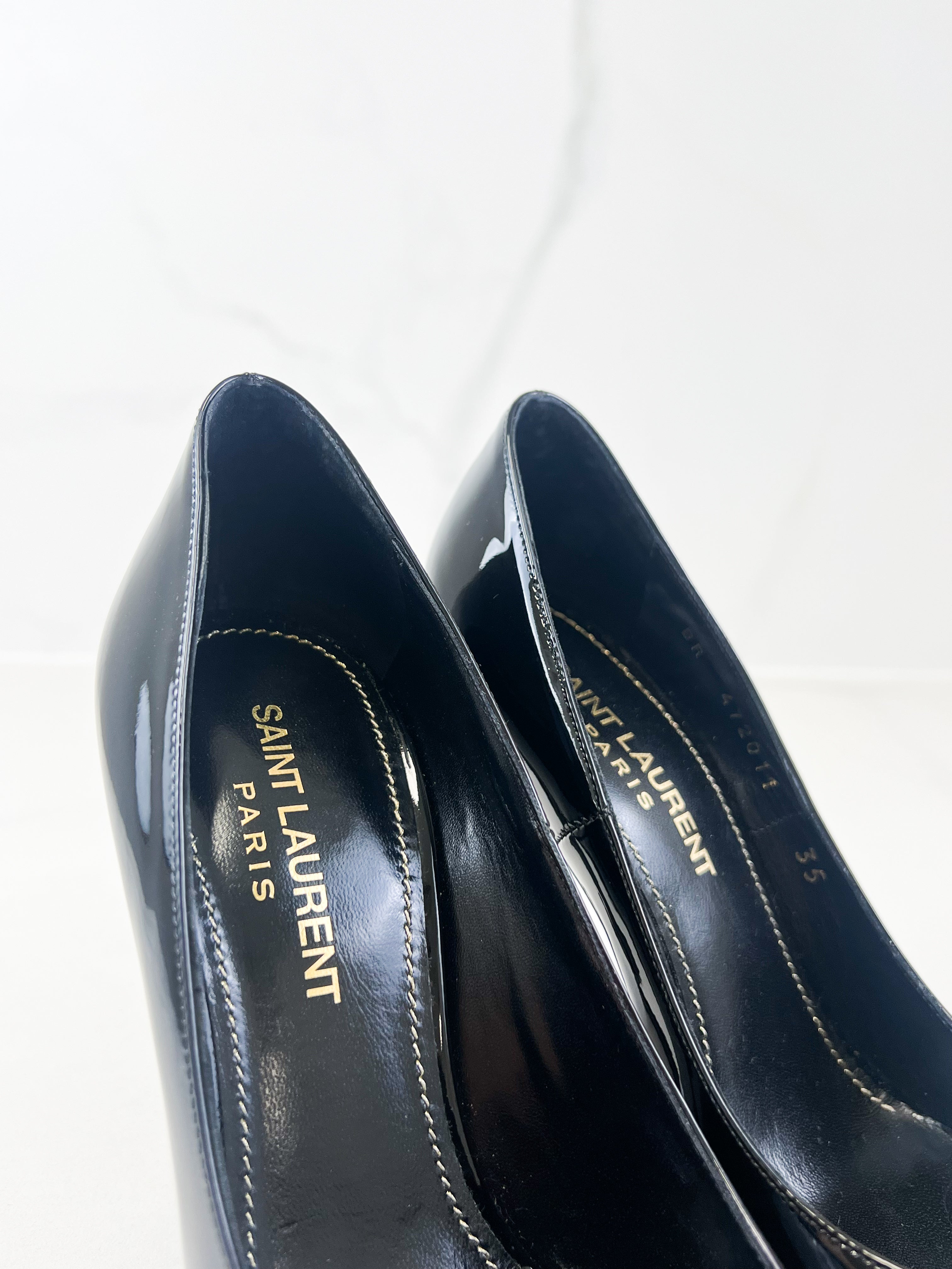 Saint Laurent Opyum Pump in Patent Leather Size 35