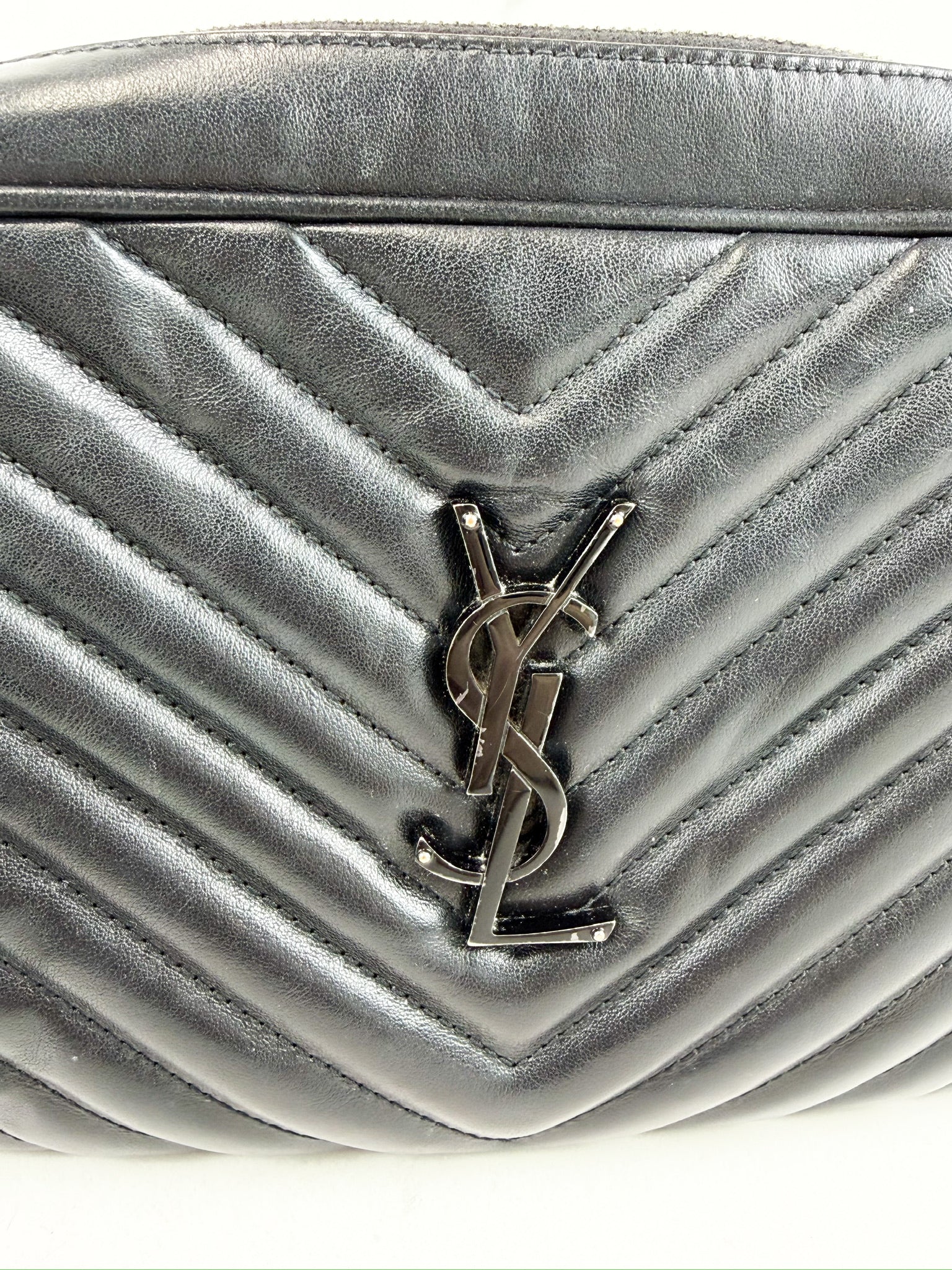 Saint Laurent Black Lou Camera Bag