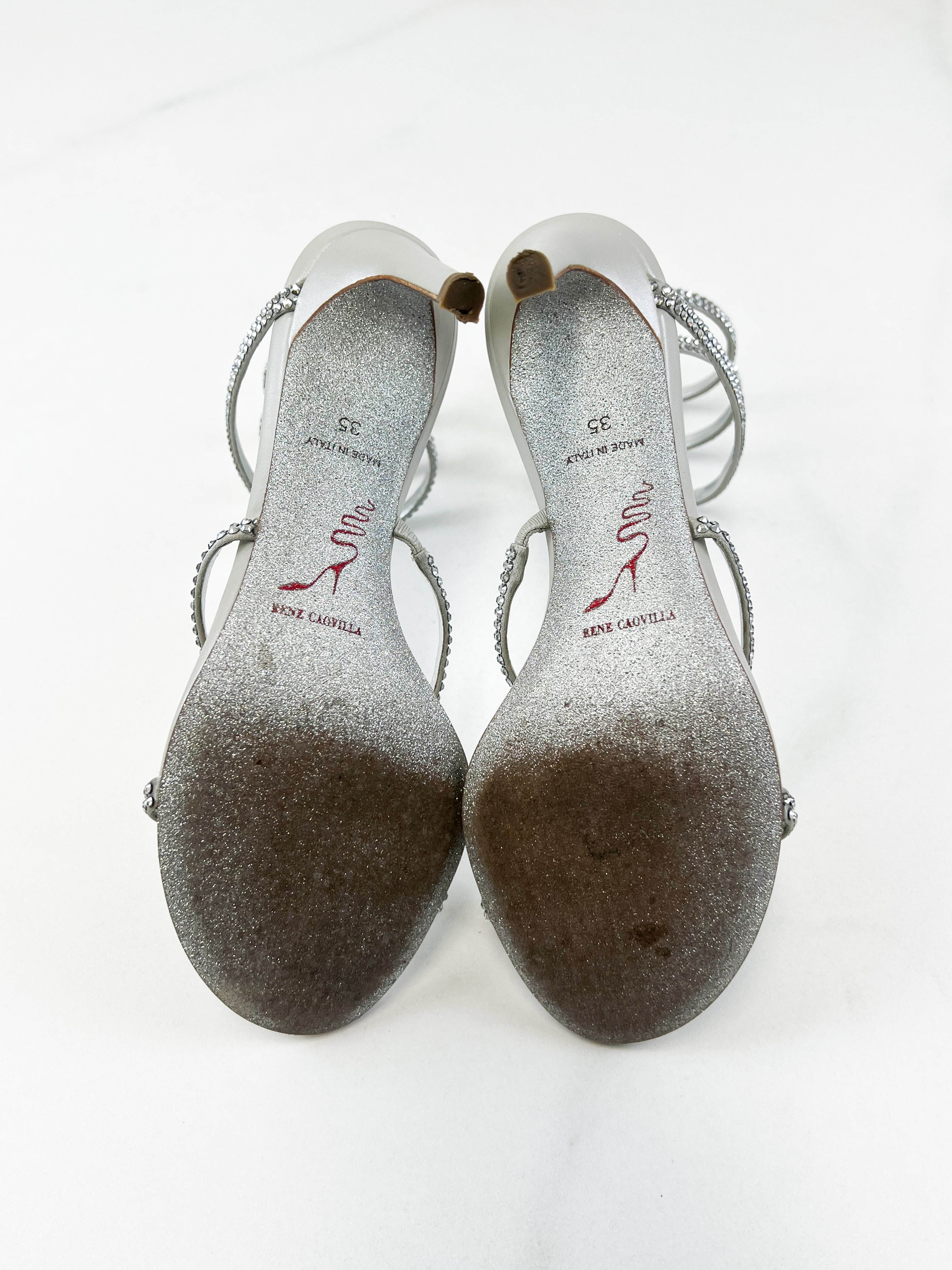 Rene Caovilla Cleo Sandal 75mm Size 35