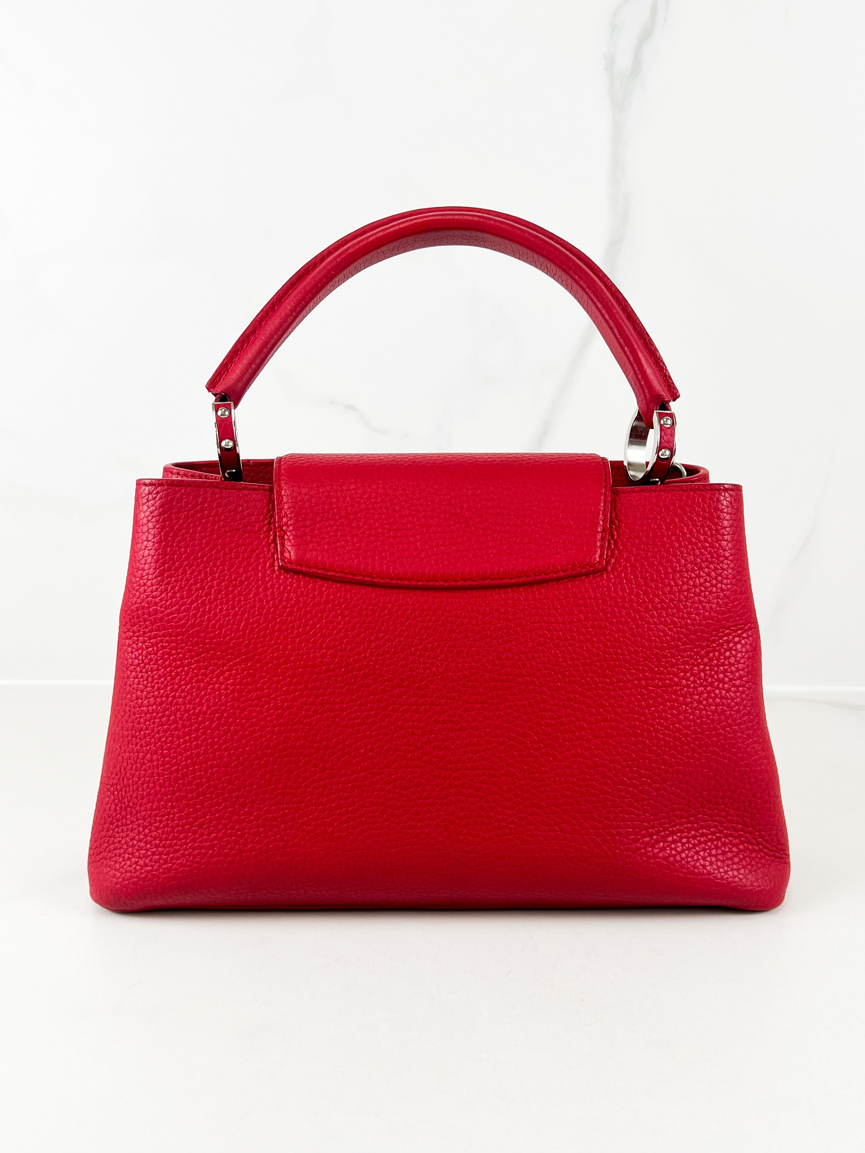 Louis Vuitton Red Capucines PM