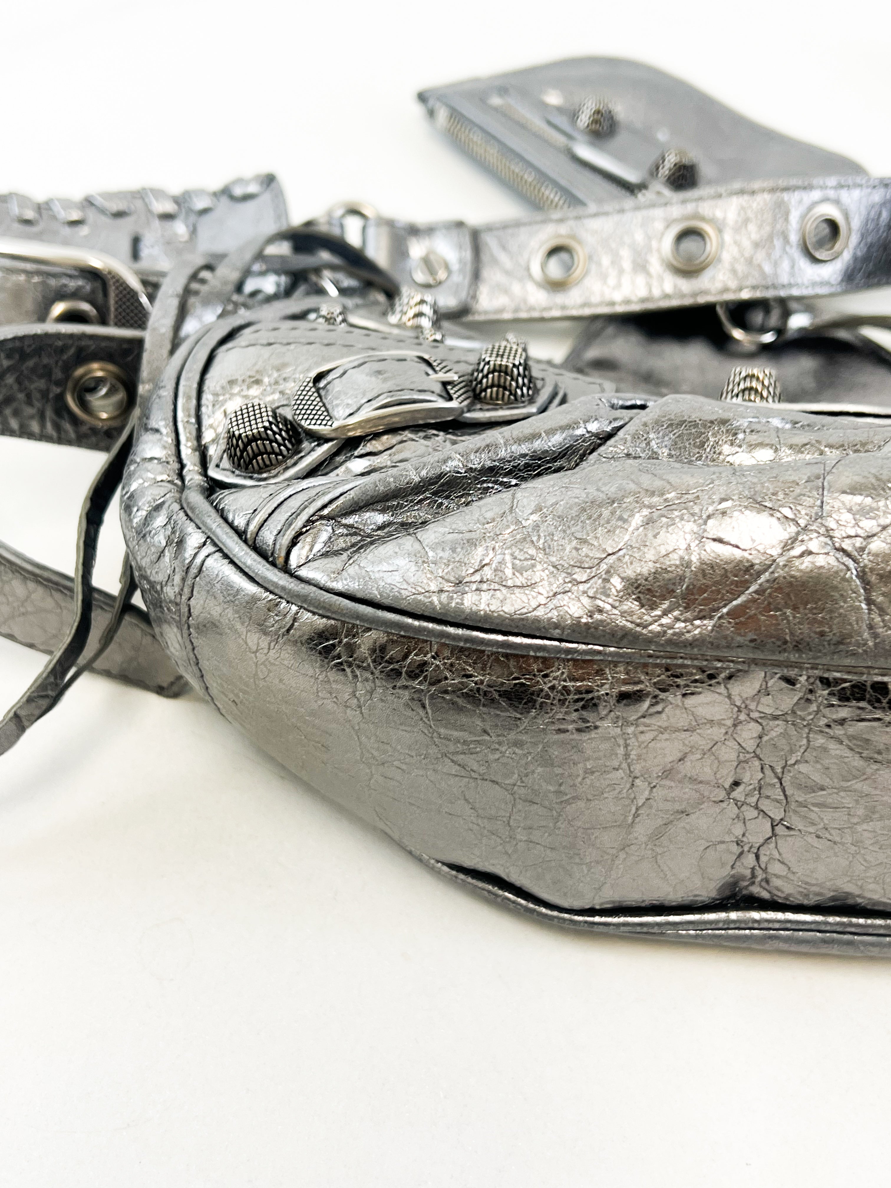 Balenciaga Le Cagole XS leather shoulder bag