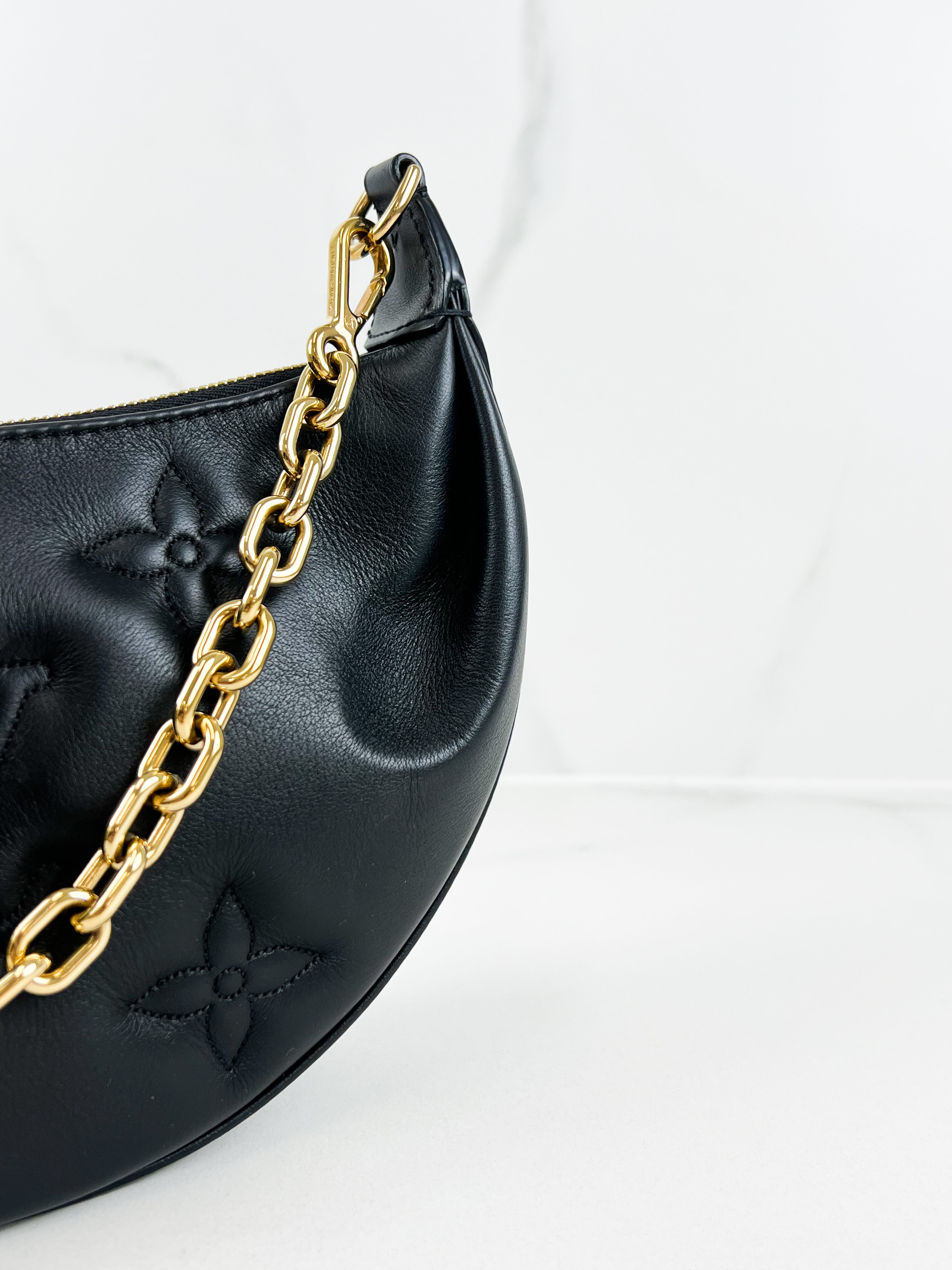 Louis Vuitton Calfskin Bubblegram Over The Moon Bag