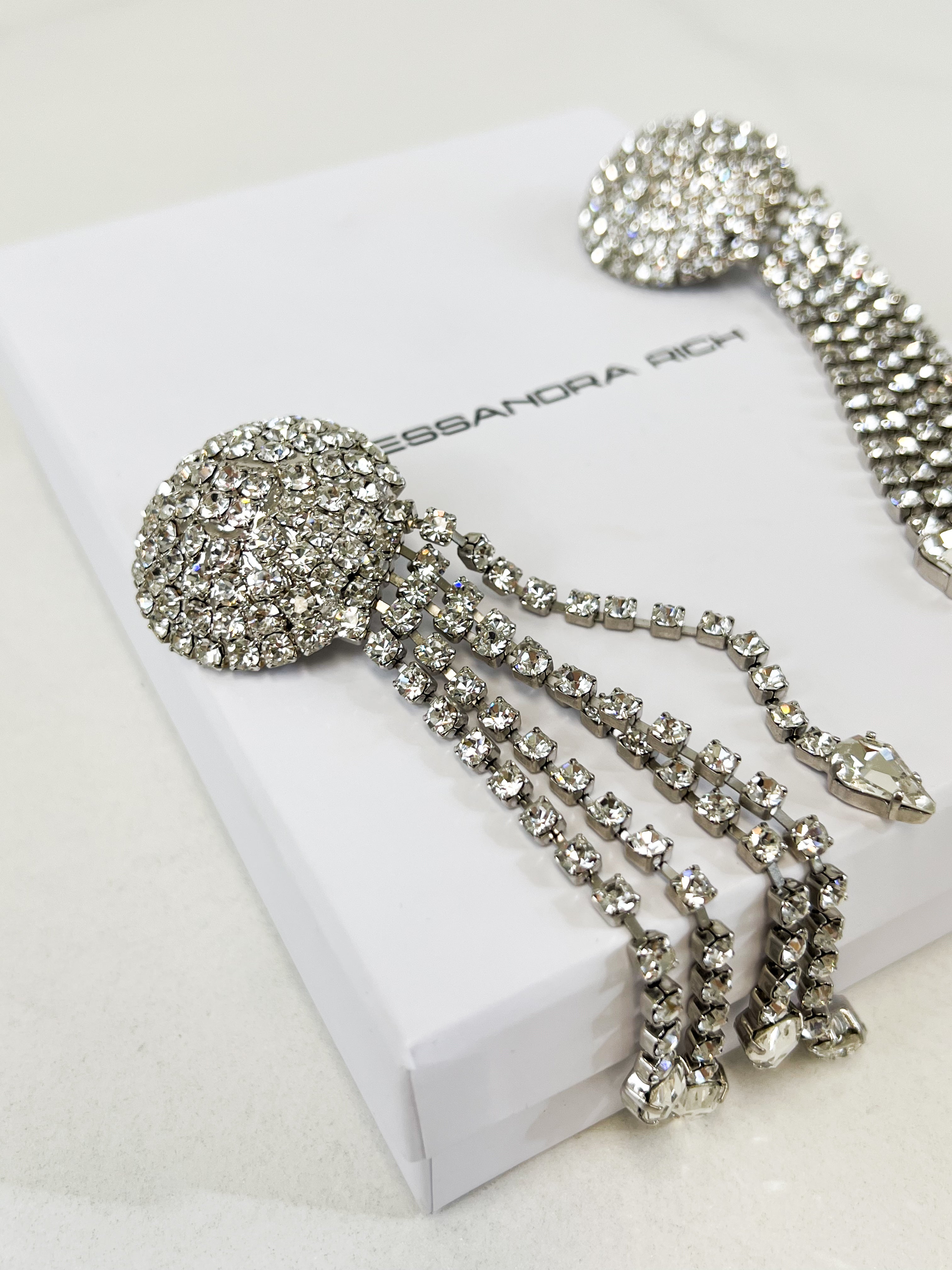 Alessandra Rich Clip on Earrings