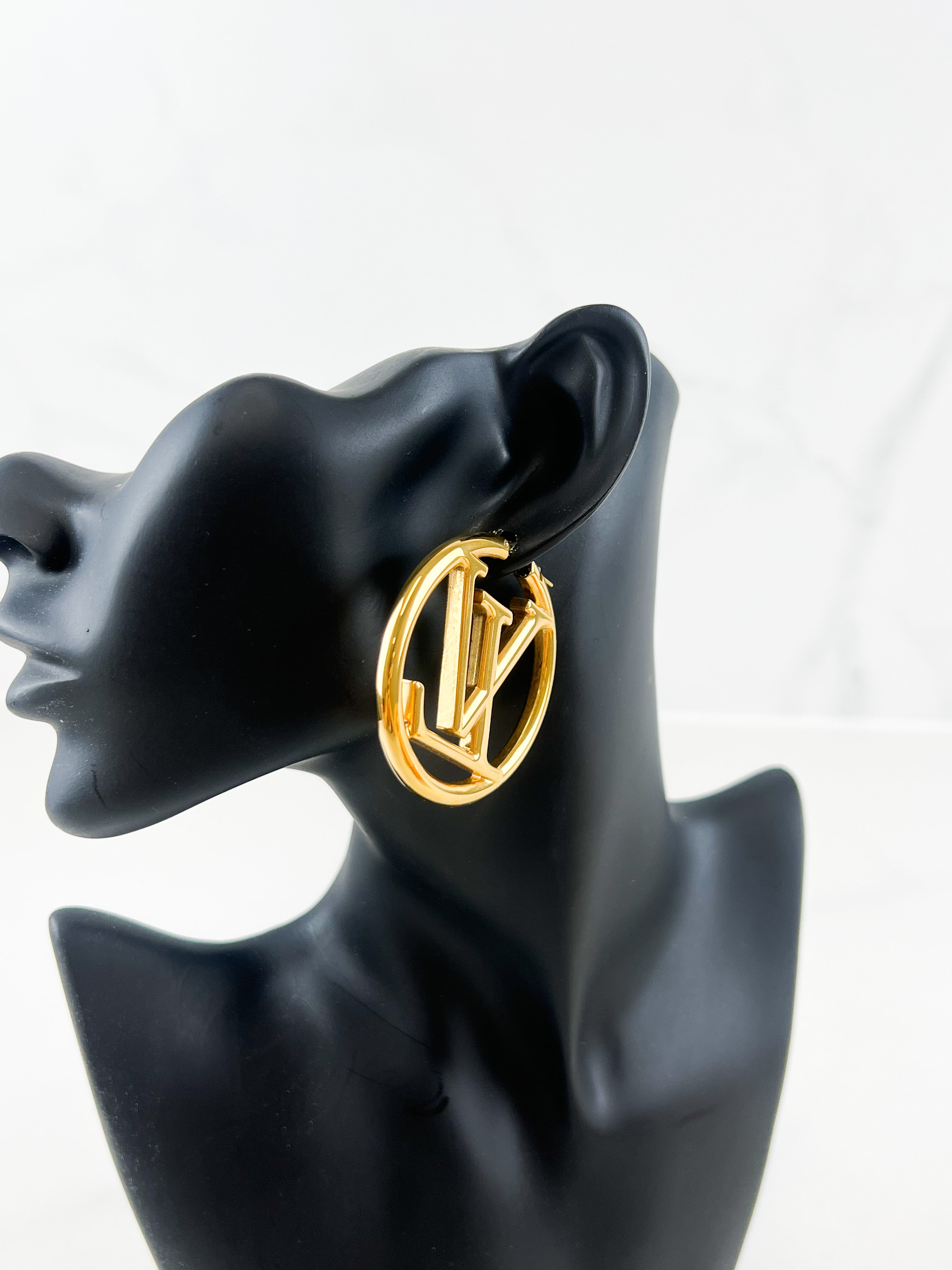 Louis Vuitton Louise Hoop Earrings
