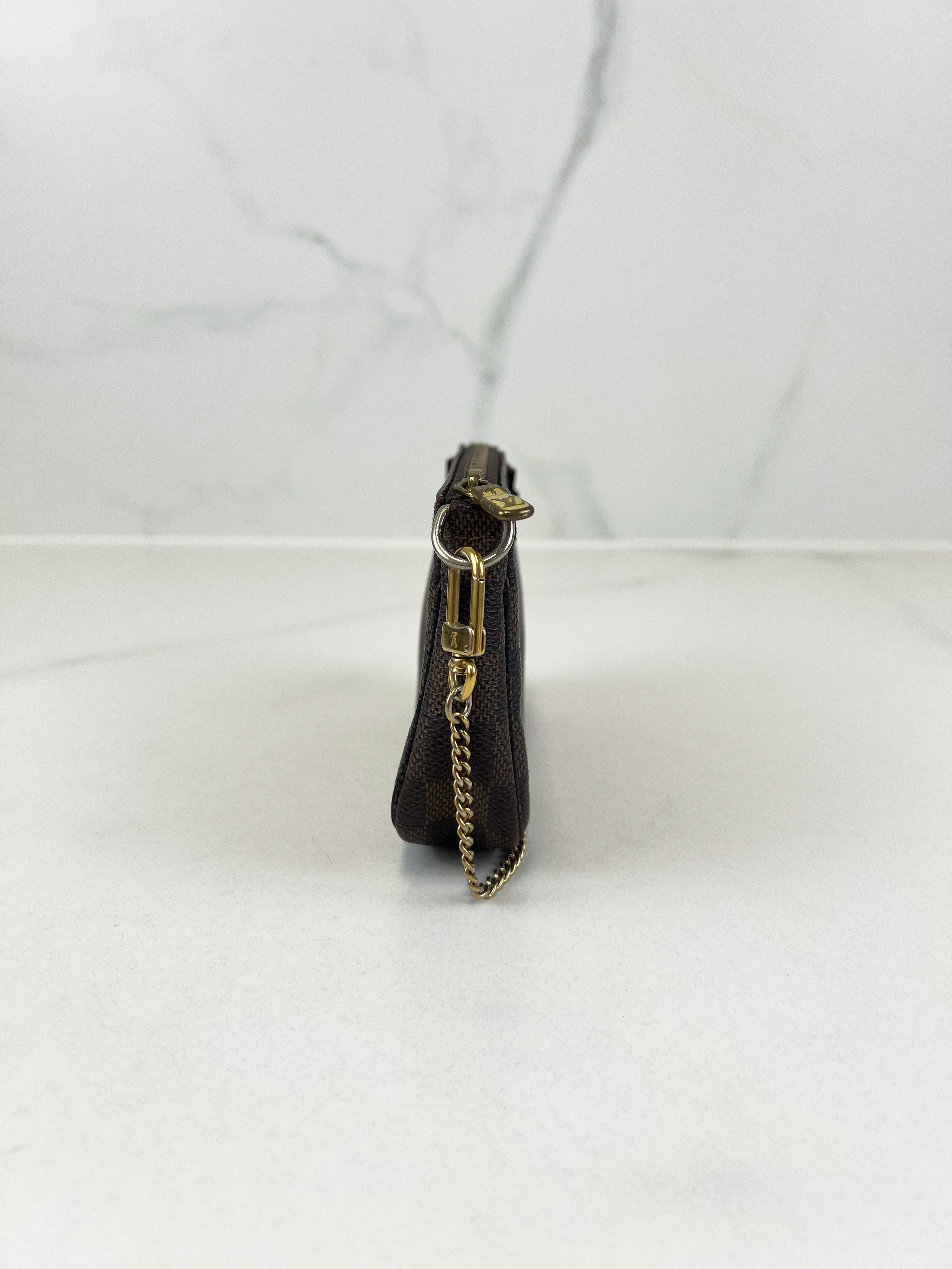 Louis Vuitton Damier Ebene Canvas Mini Pochette