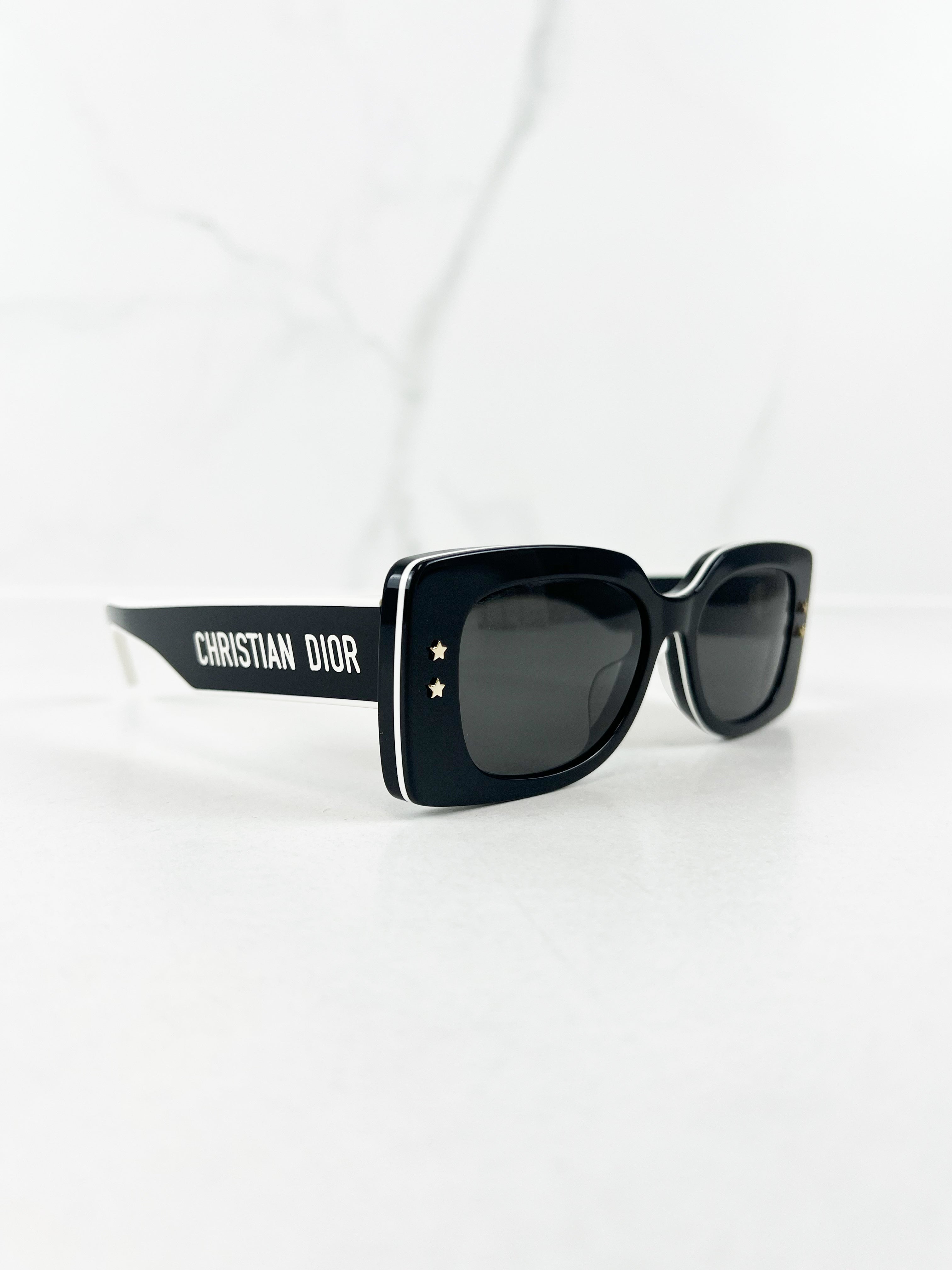 Christian Dior Logo Print Sunglasses