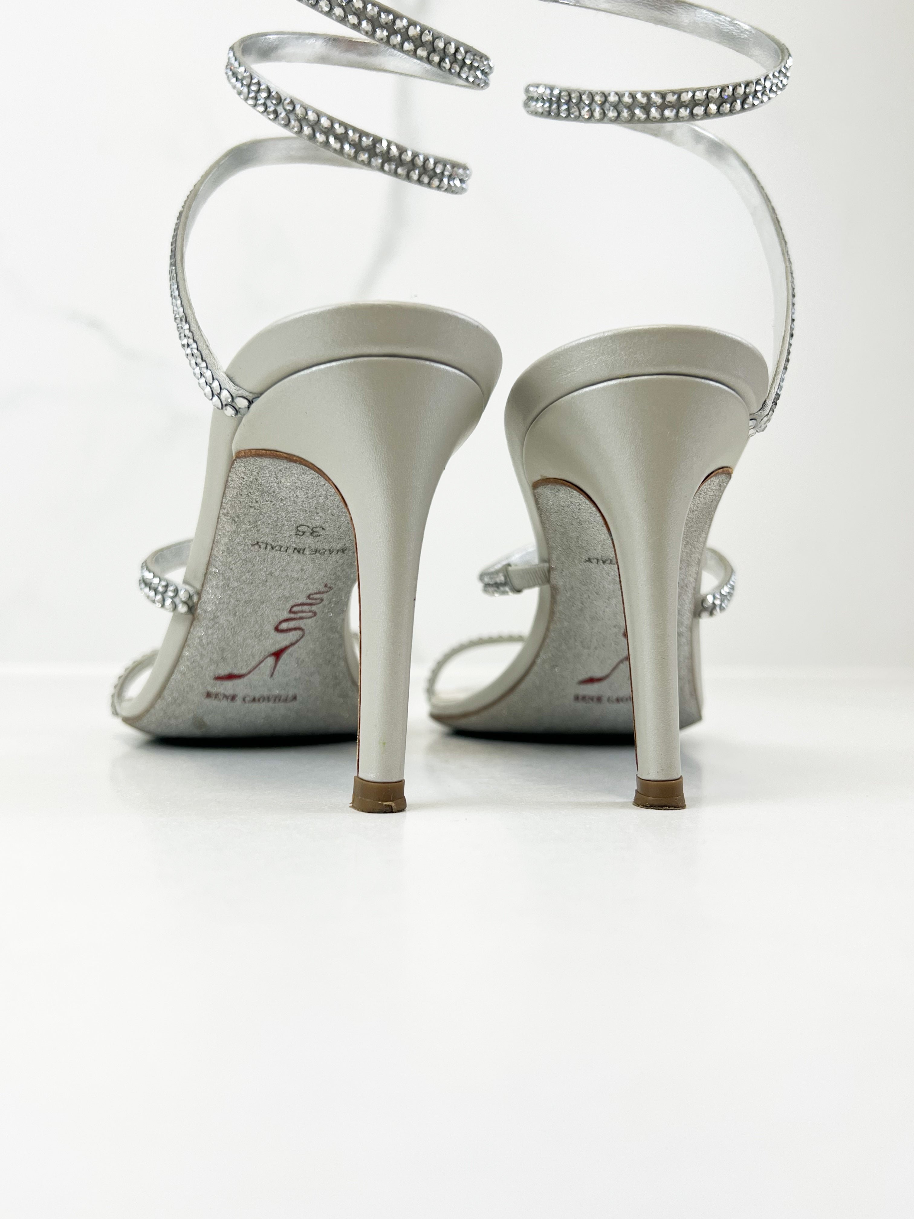 Rene Caovilla Cleo Sandal 75mm Size 35