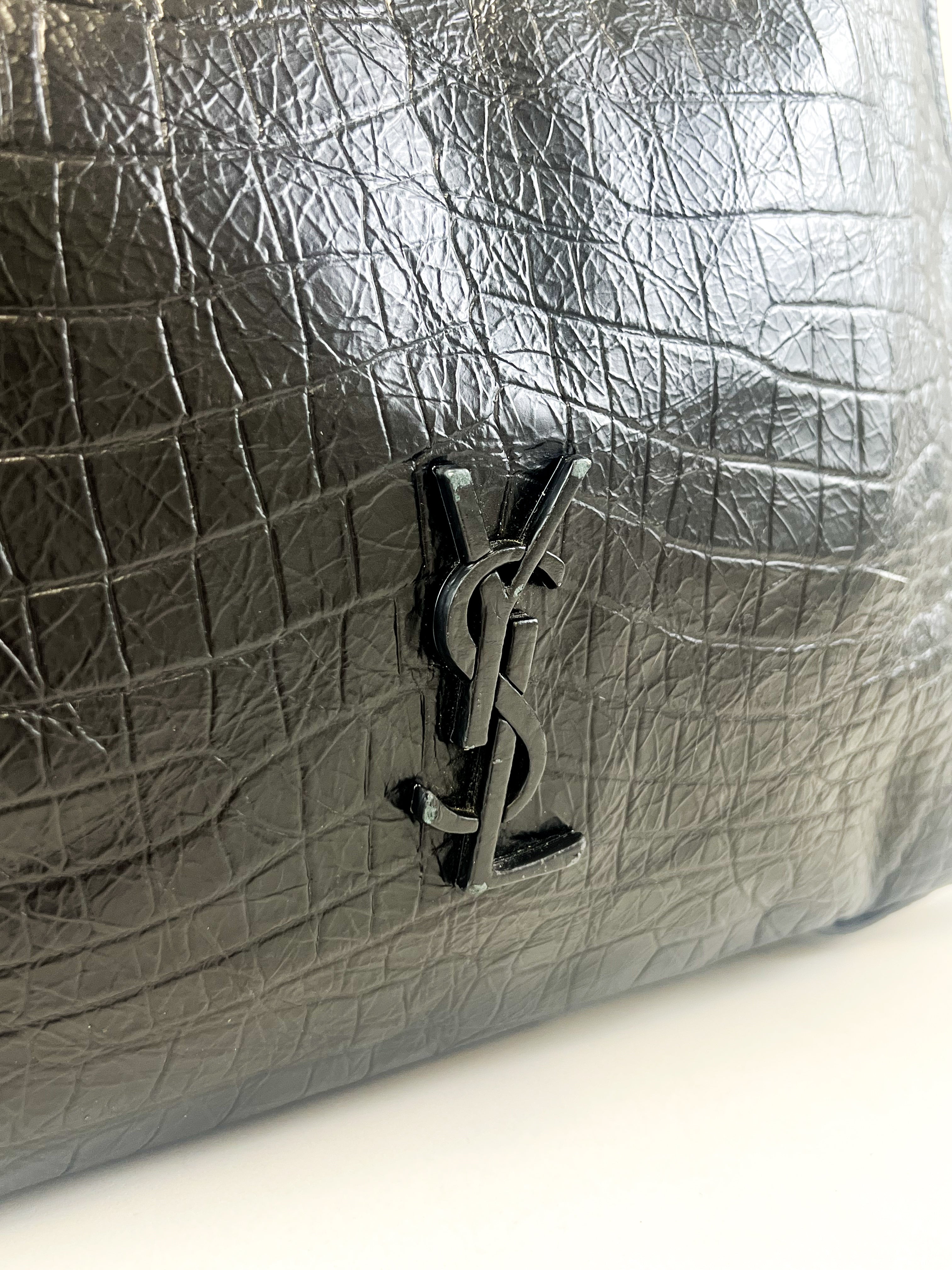 Saint Laurent Niki Shopping Crinkled Vintage Leather
