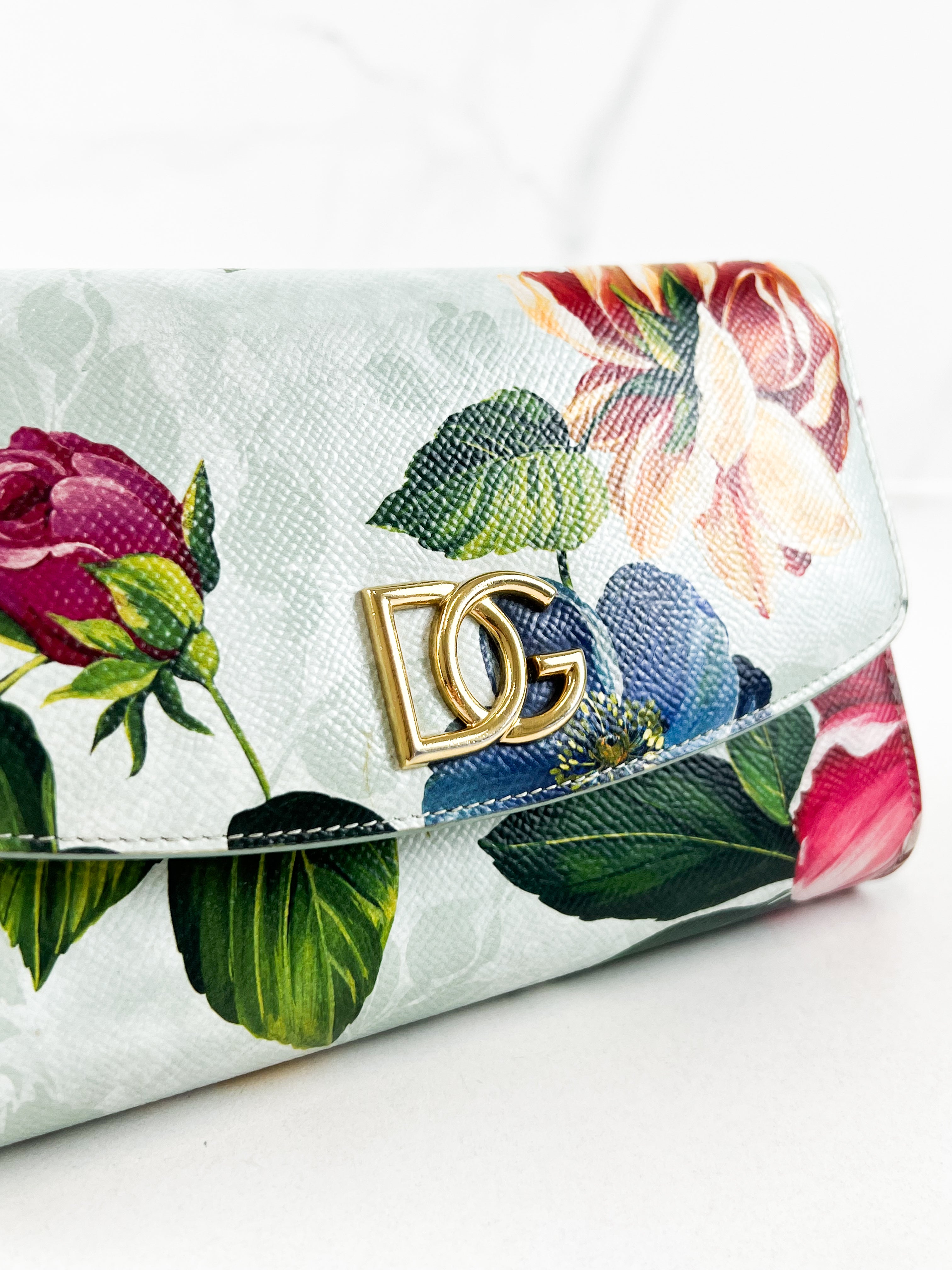 Dolce & Gabbana Floral Clutch Bag