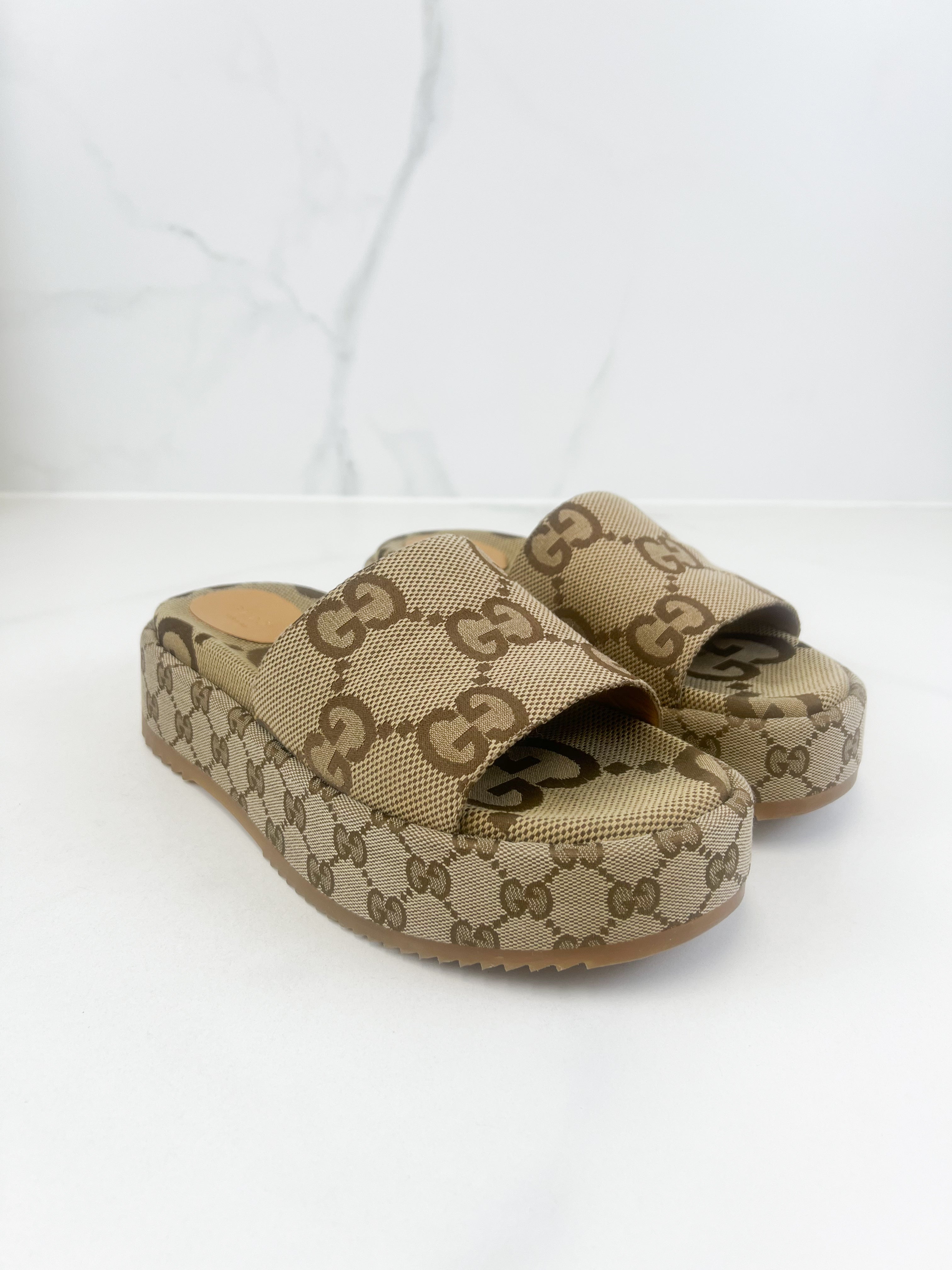 Gucci Platform Slide Sandal Size 41