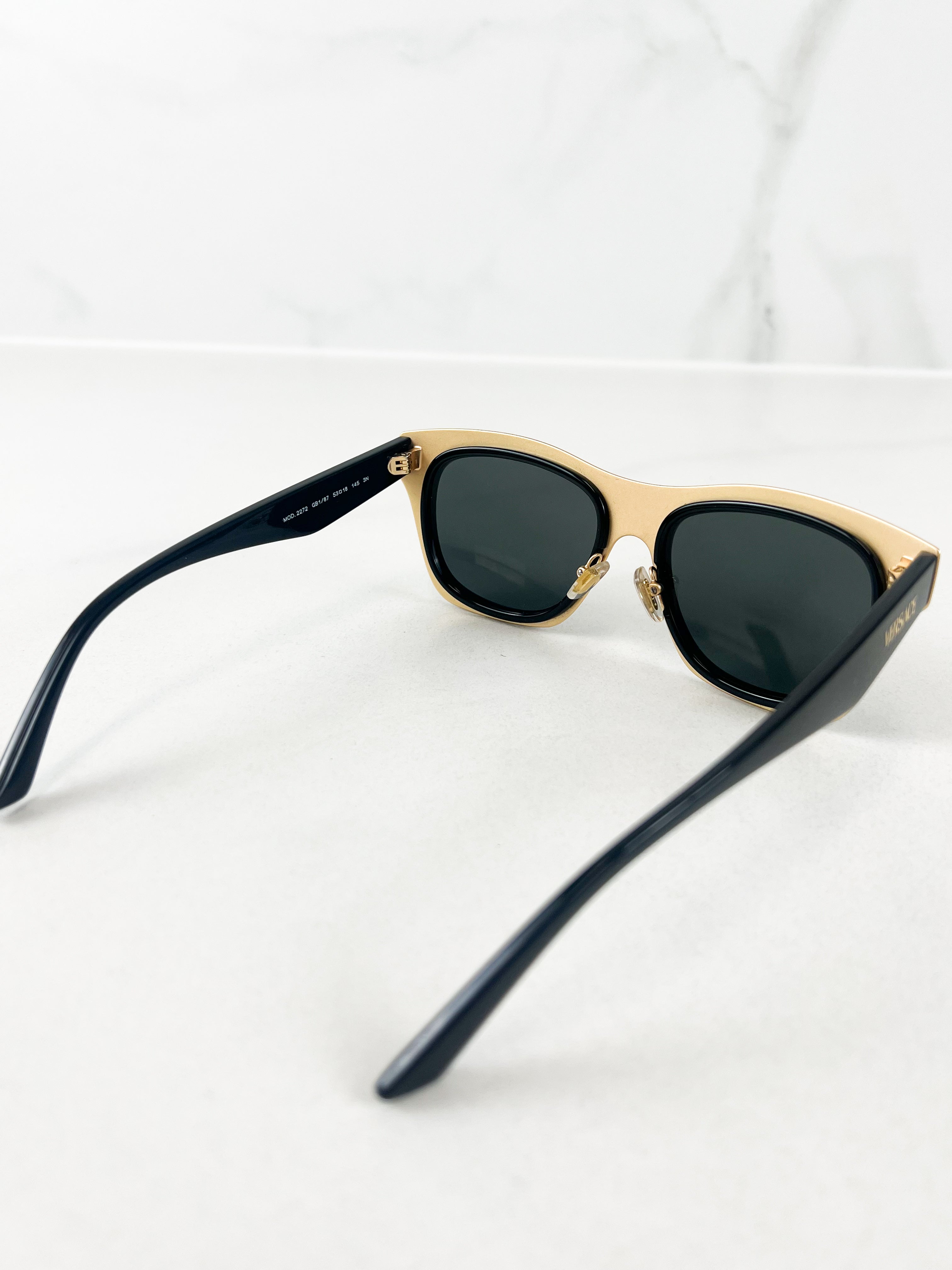 Versace Medusa Logo Sunglasses in Black