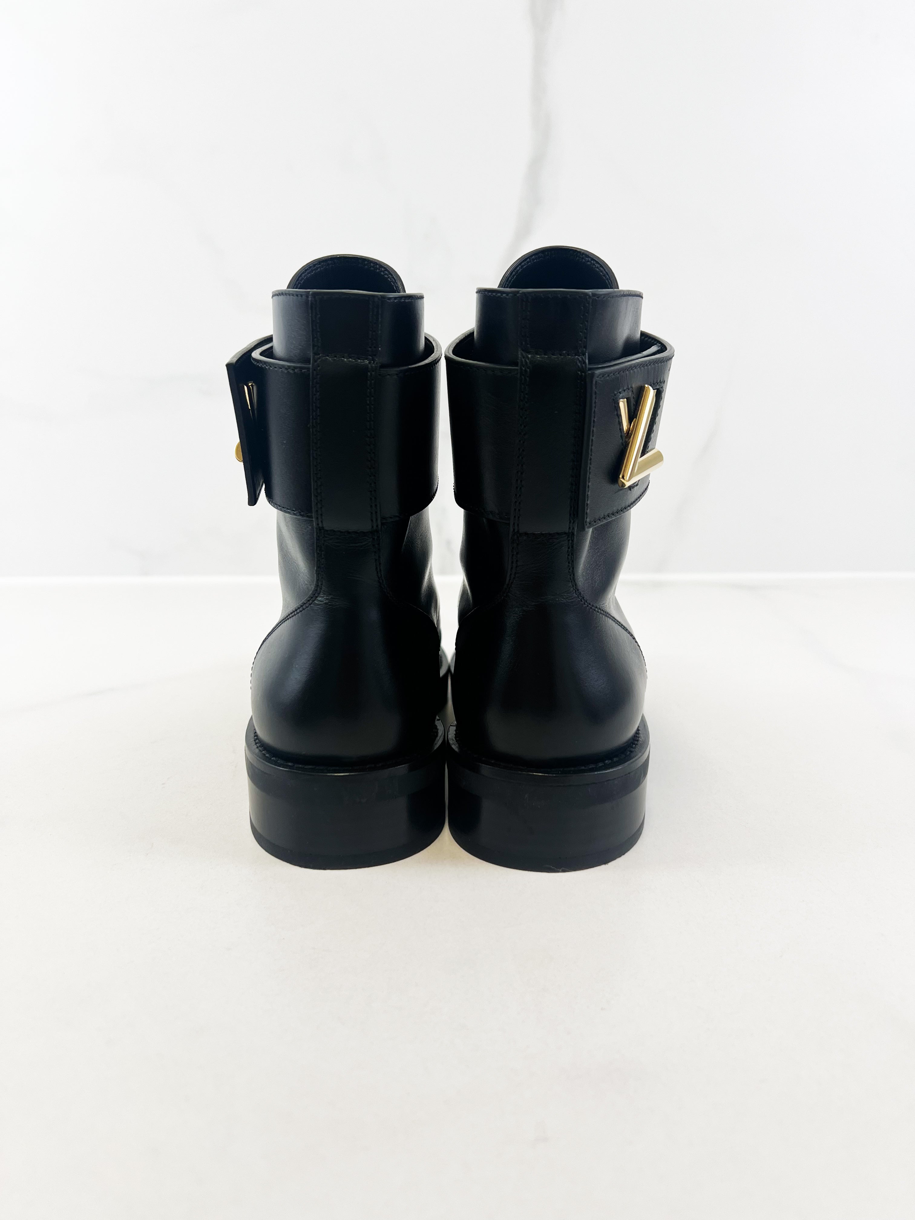 Louis Vuitton Wonderland Flat Ranger Boot Size 35.5