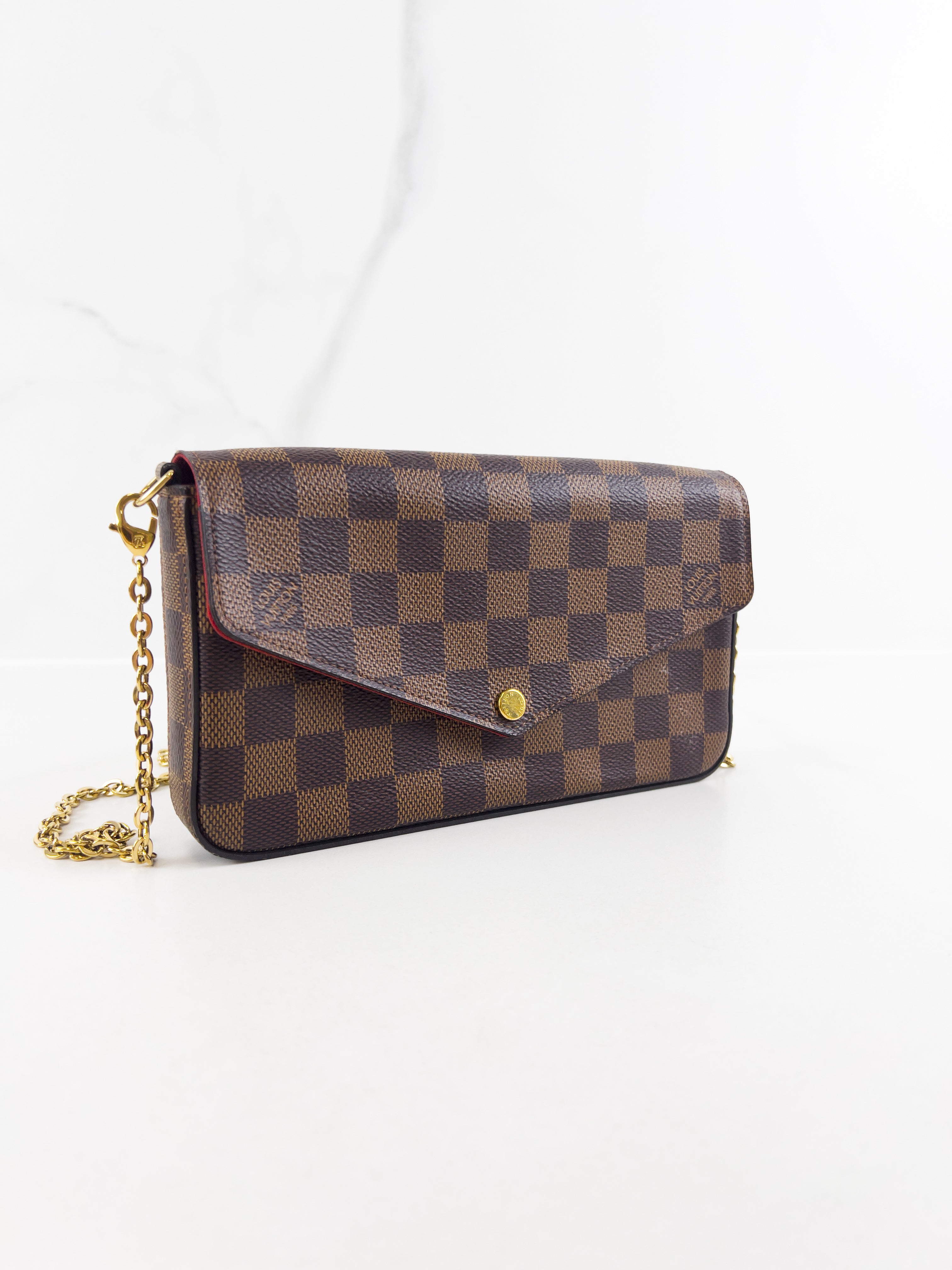 Louis Vuitton Felicie Pochette Damier Ebene