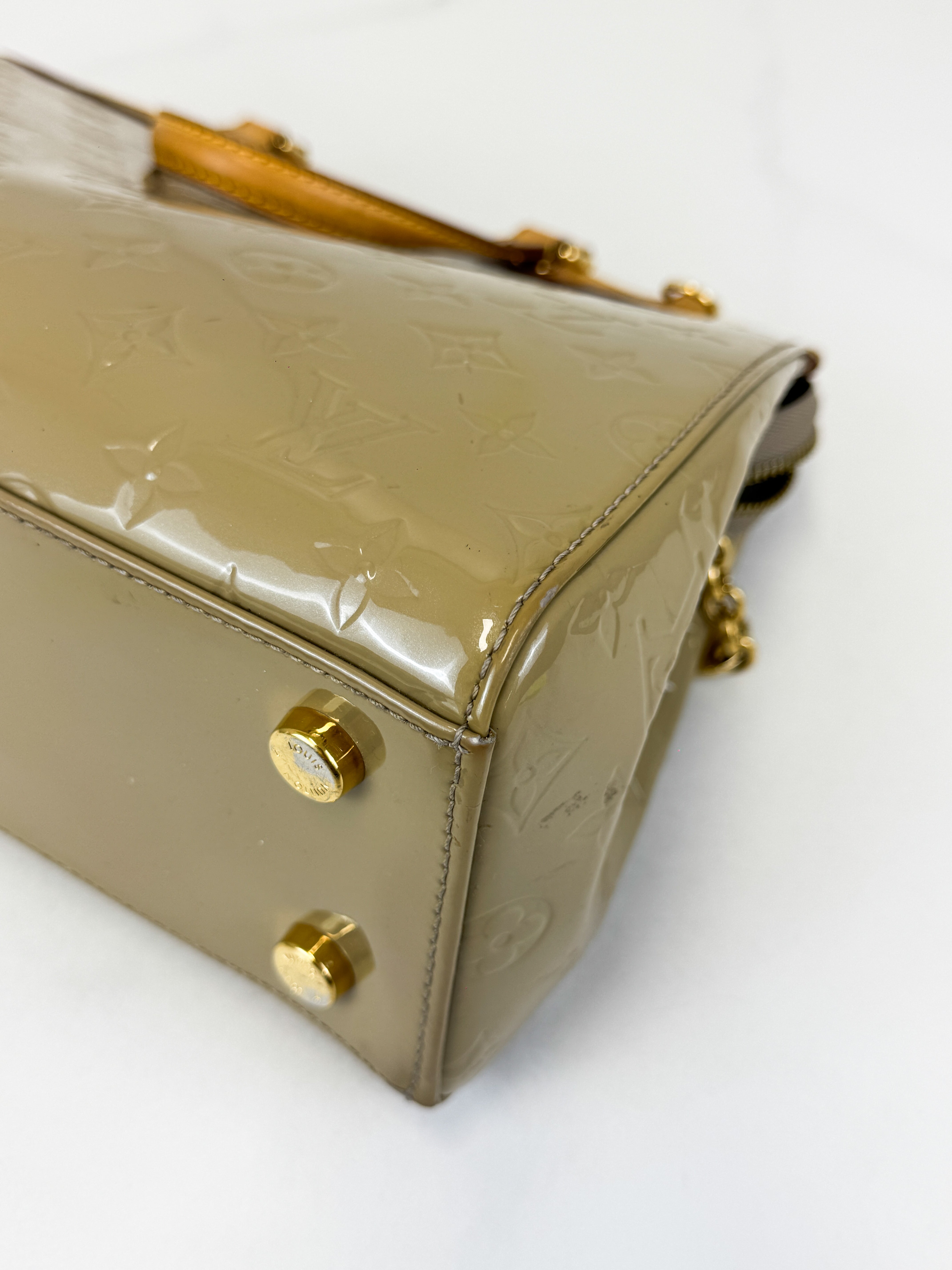 Louis Vuitton Patent Vernis Monogram Brea Bag