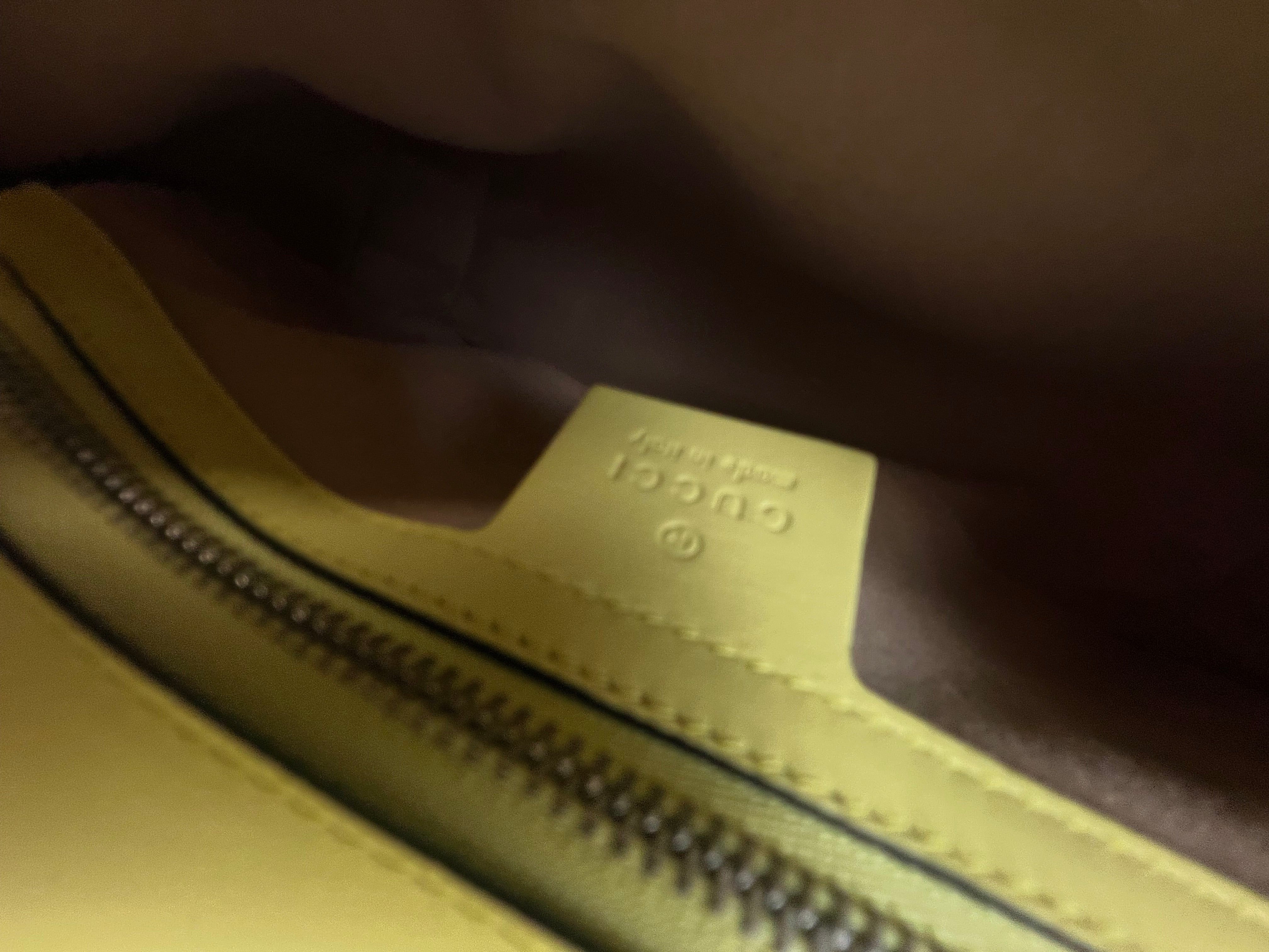 Gucci GG Marmont Matelasse Medium Yellow Flap Shoulder Bag