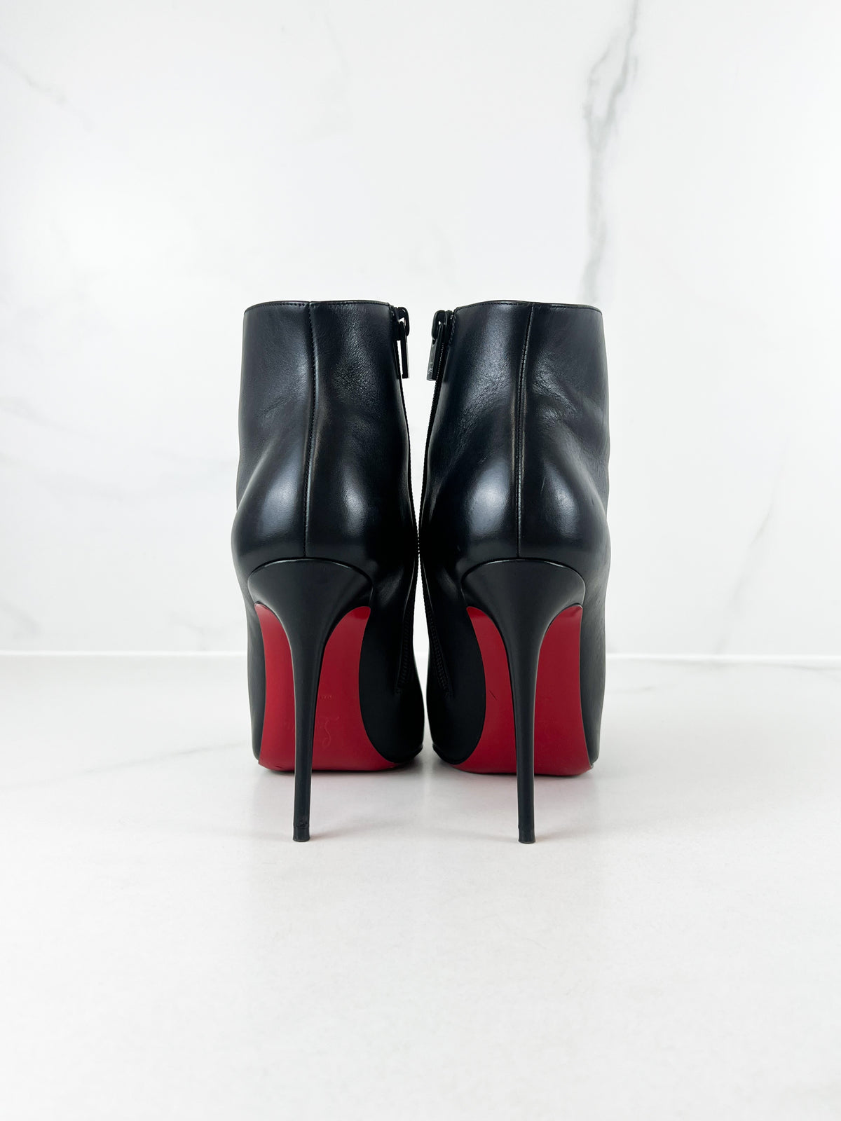 Christian Louboutin So Kate Booty 110mm Calf Leather Ankle Boot Size 38